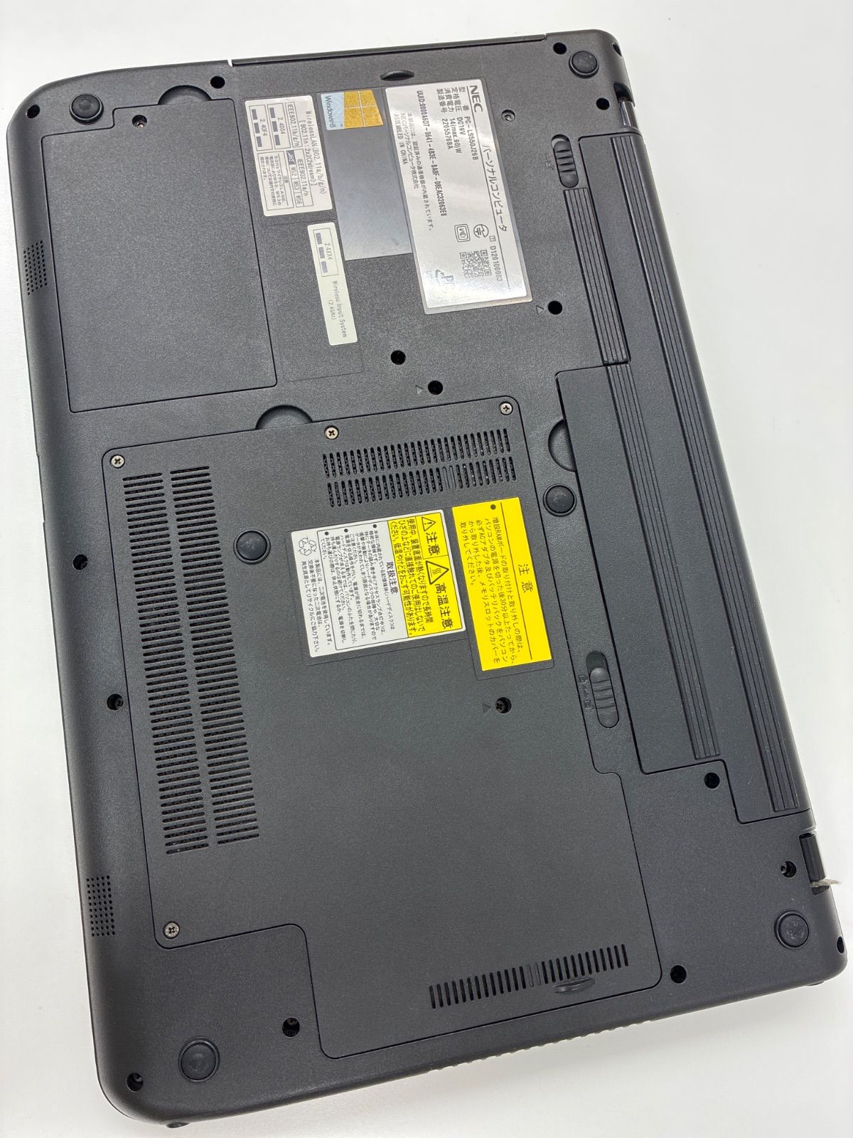 ジャンク】NEC PC-LS550SS6B LaVie ノートPC Core i7-2670QM メモリ8GB