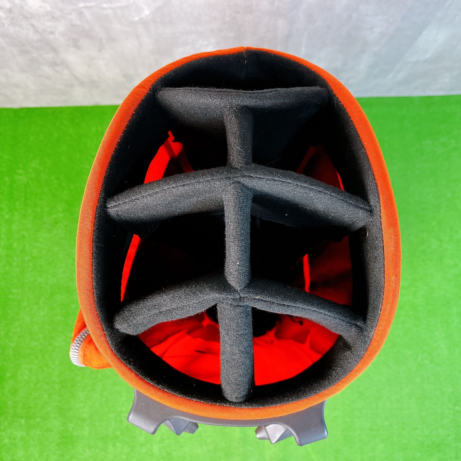 オノフ スタンド式 キャディバッグ 軽量 9型 口枠7分割 ONOFF 中古