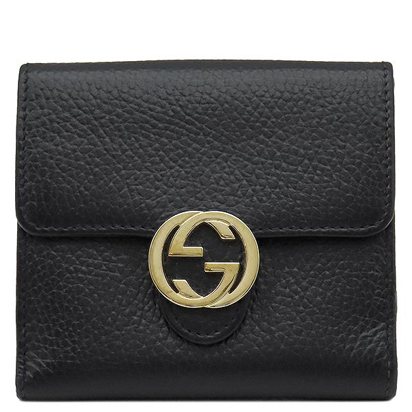 グッチ GUCCI 二つ折り財布 インターロッキングG 二つ折り ウォレット 