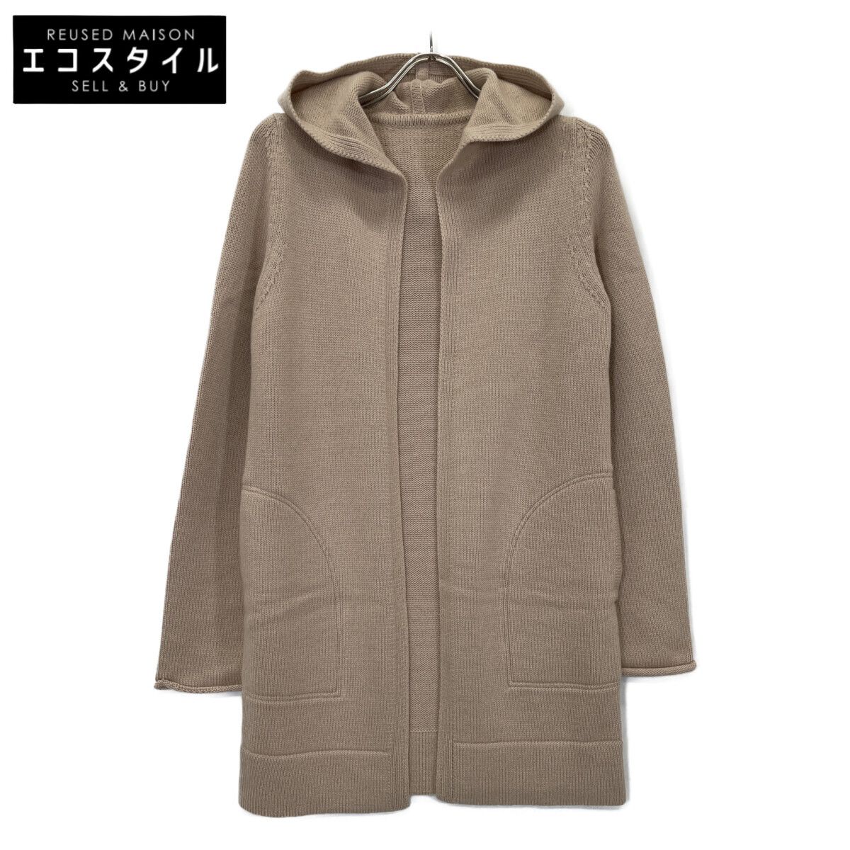 FOXEY フォクシー ﾍﾞｰｼﾞｭ ｶｼﾐﾔ100 ﾌｰﾄﾞ付 ｶｼﾐﾔﾛﾝｸﾞｶｰﾃﾞｨｶﾞﾝ 記載無し