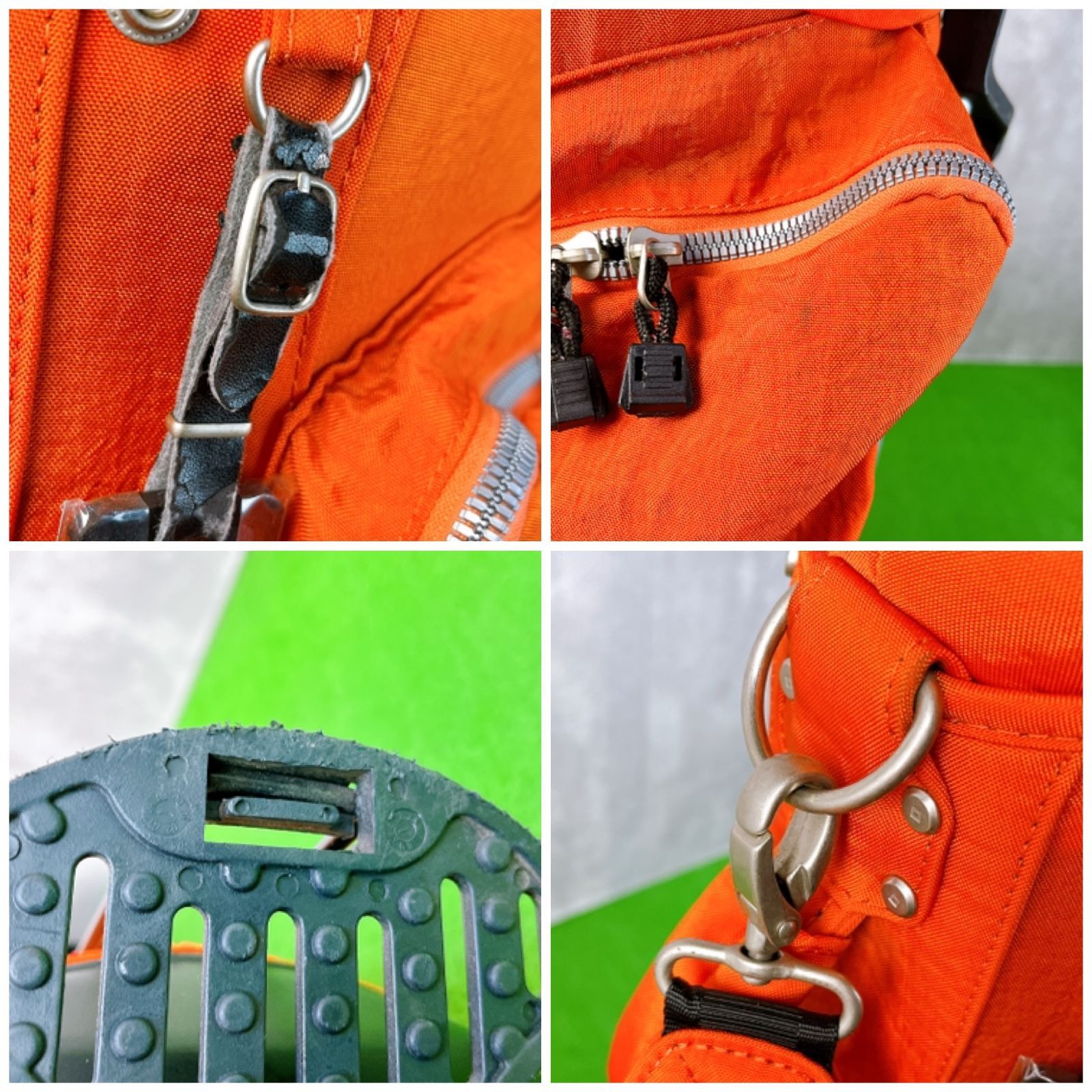 オノフ スタンド式 キャディバッグ 軽量 9型 口枠7分割 ONOFF 中古