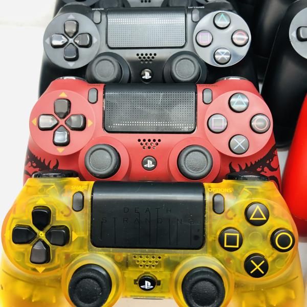 中古】ｹﾞｰﾑOP）ｼﾞｬﾝｸ)PS4ｺﾝﾄﾛｰﾗｰ CUH-ZCT2J 10個まとめ 動作未保証[22