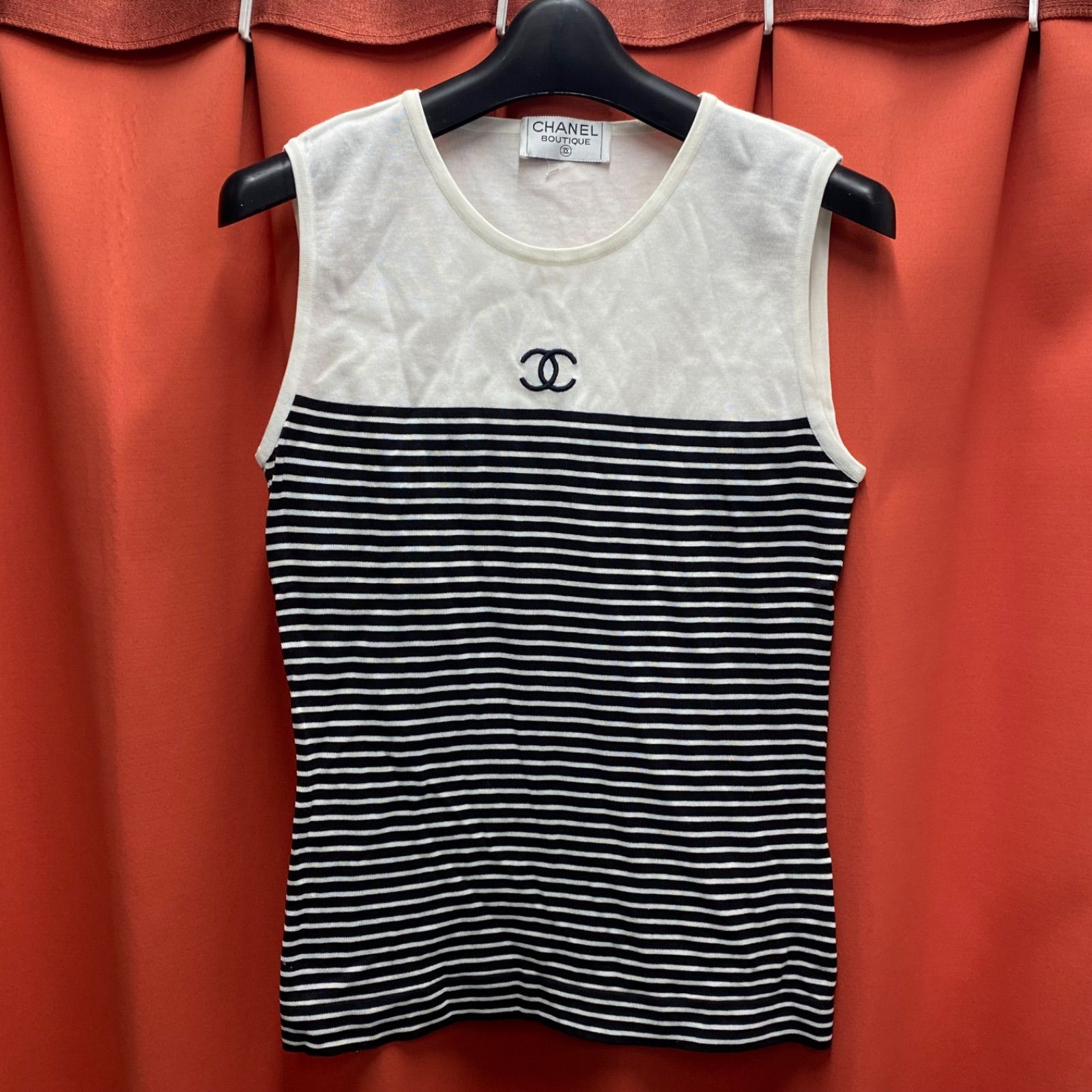 CHANEL シャネル ココマーク タンクトップ ノースリーブ 夏 サマー