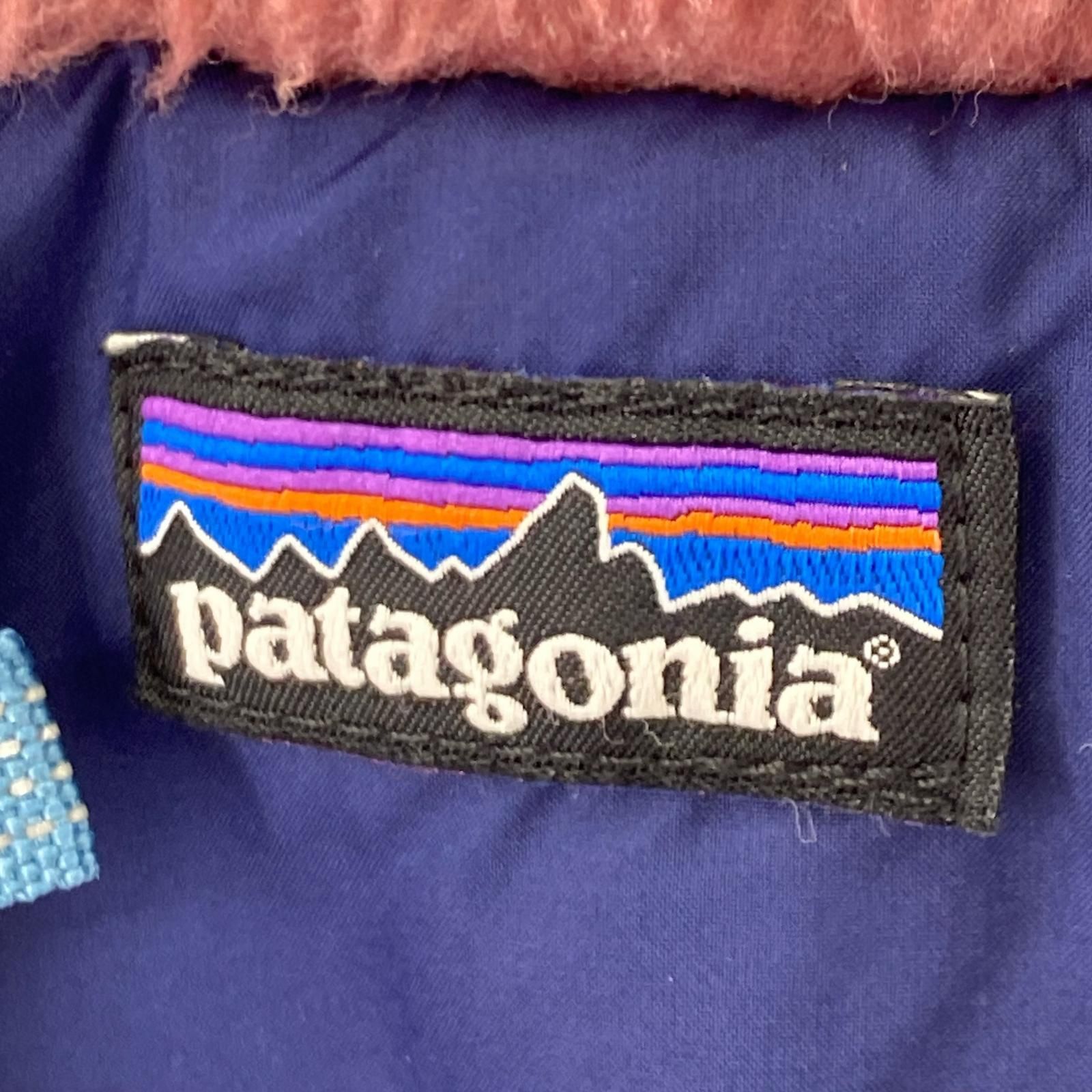 美品☆patagonia リバーシブル　ボア　ネイビー パタゴニア・リバーシブル ボア ジャケット L ネイビー パタゴニア
