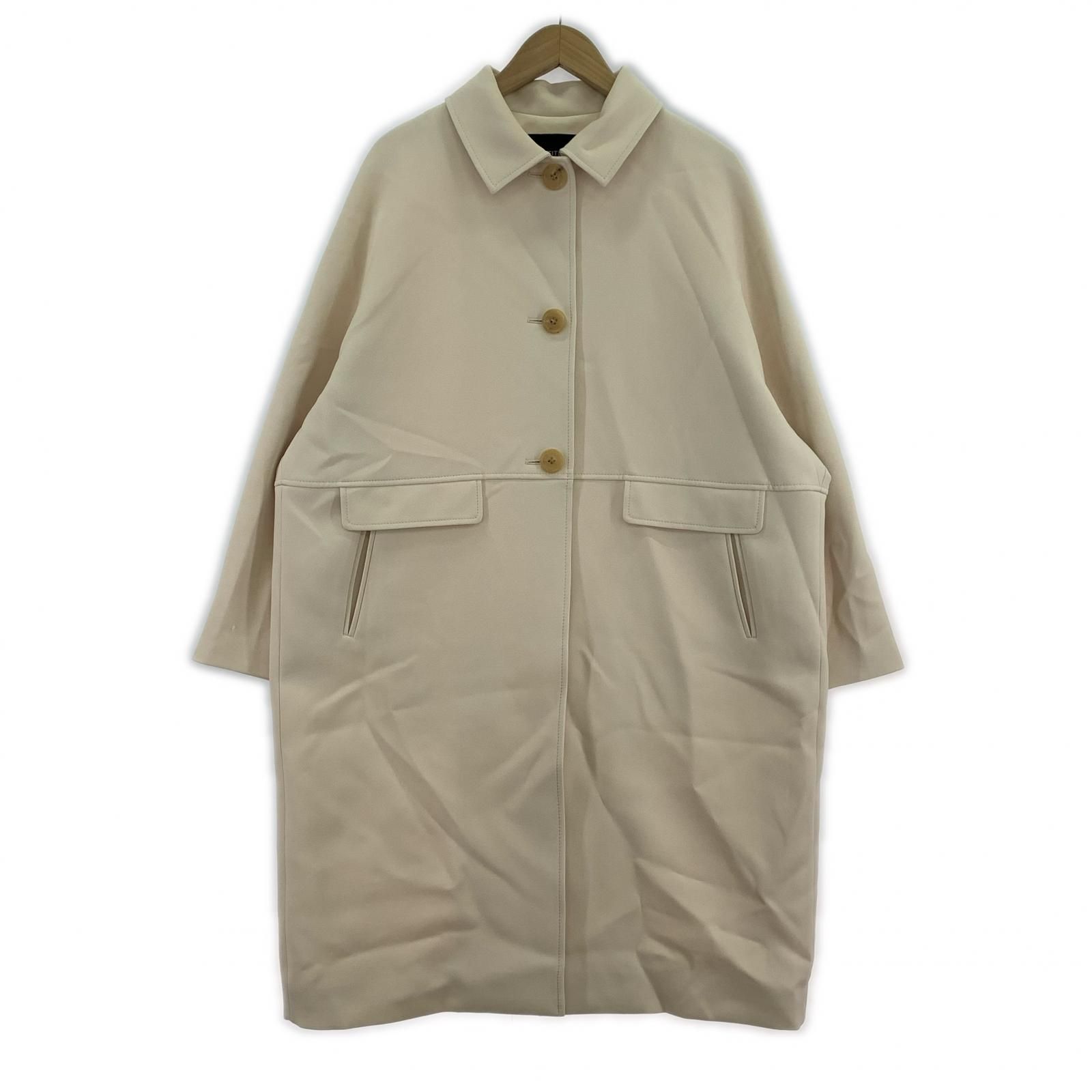 UNTITLED アンタイトル シングルボタン ロングコート size4/アイボリー 