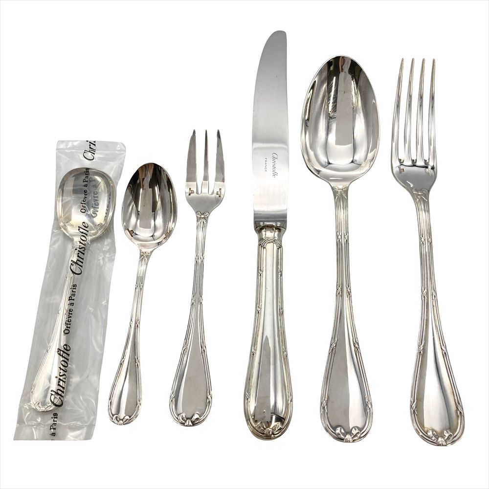 クリストフル Christofle リュバン ナイフ フォーク スプーンセット