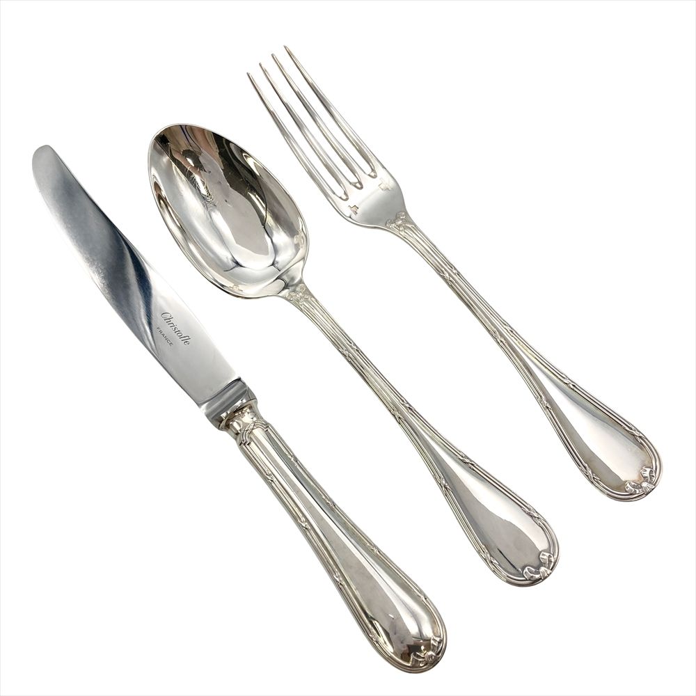 クリストフル Christofle リュバン ナイフ フォーク スプーンセット