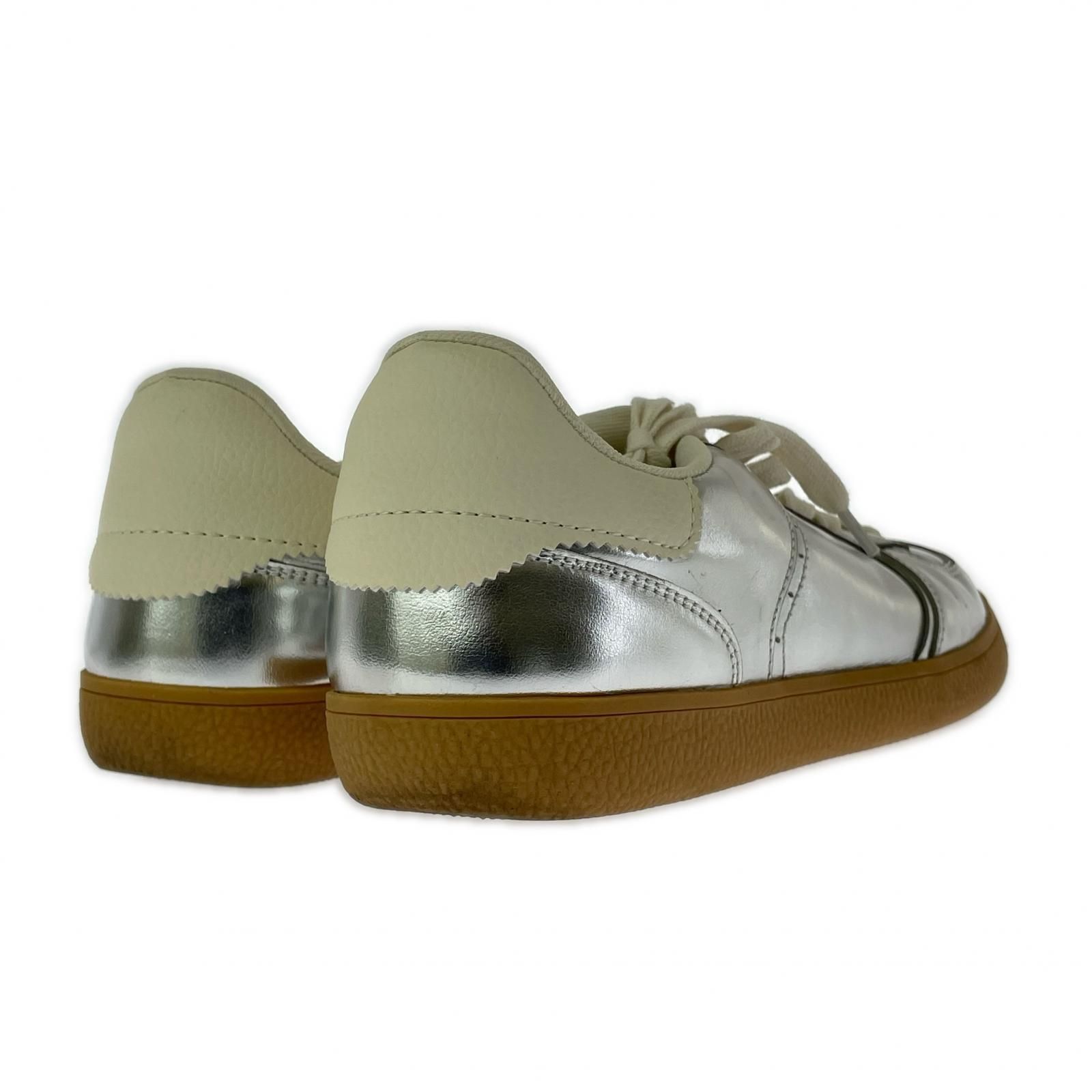 ZARA ザラスニーカー size39/シルバー - メルカリ