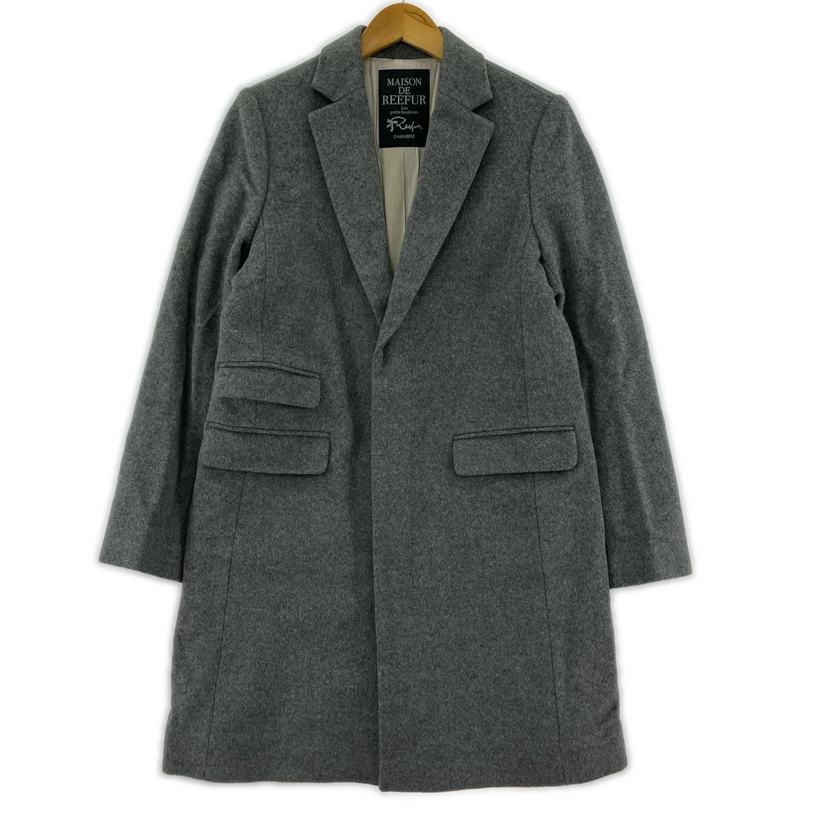 MAISON DE REEFUR メゾンドリーファー ウールカシミヤ混 チェスター