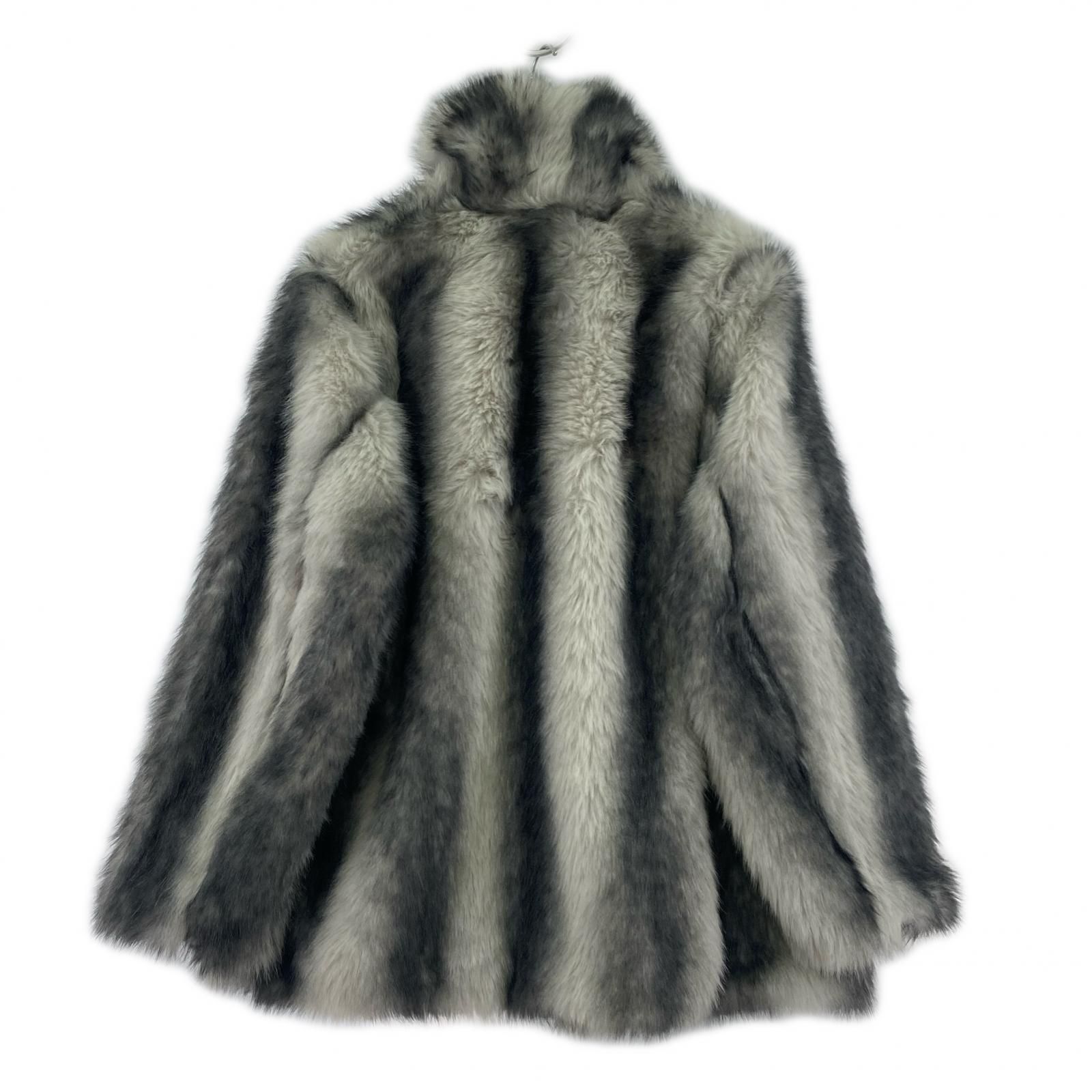 LAGUA GEM ラグアジェム タグ付きファージャケット sizeM/グレー