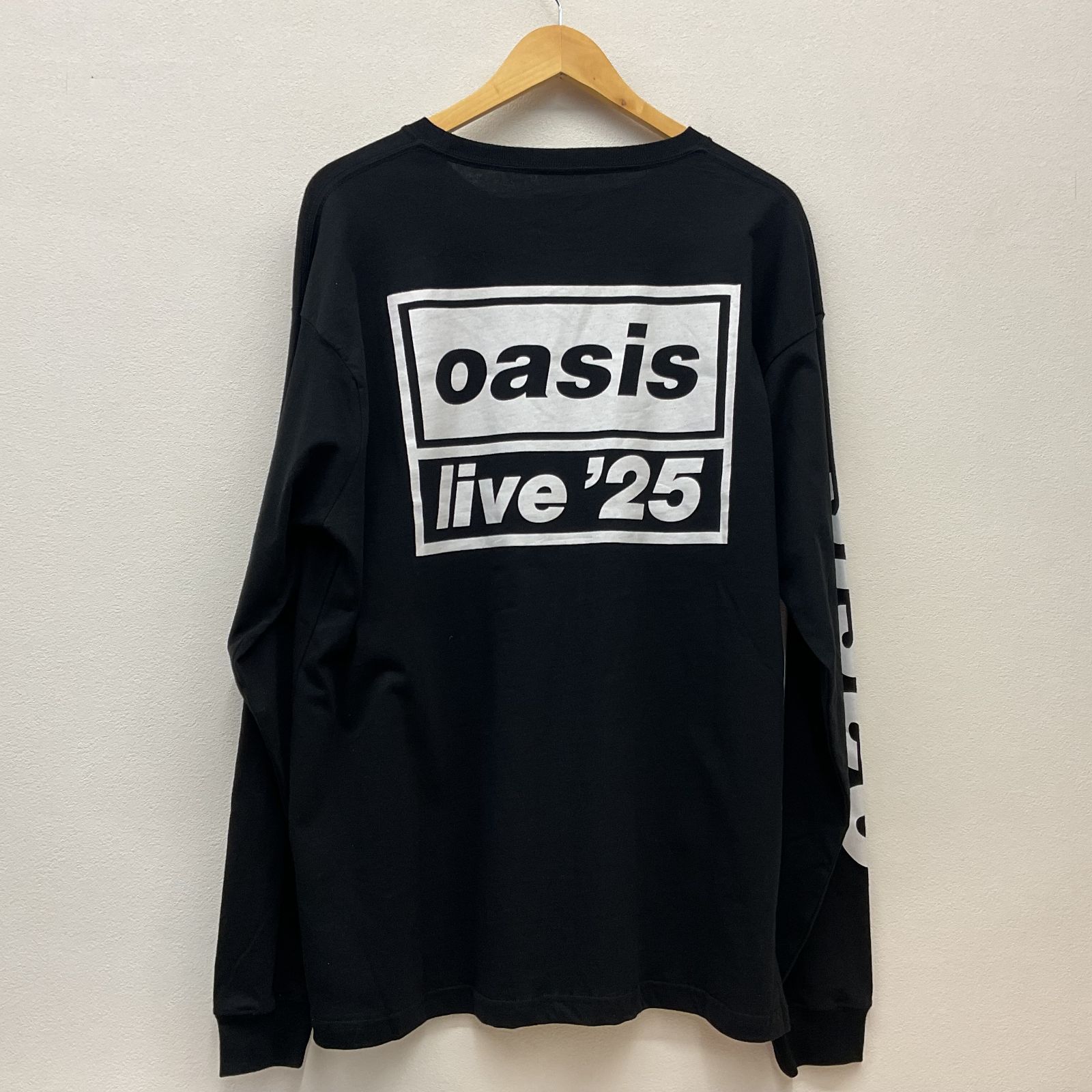 (最終値下げ)oasis live '25 長袖Tシャツ Lサイズ ブラック oasis 【オアシス】長袖Tシャツ ブラック Long Sleeve Live '25 XL