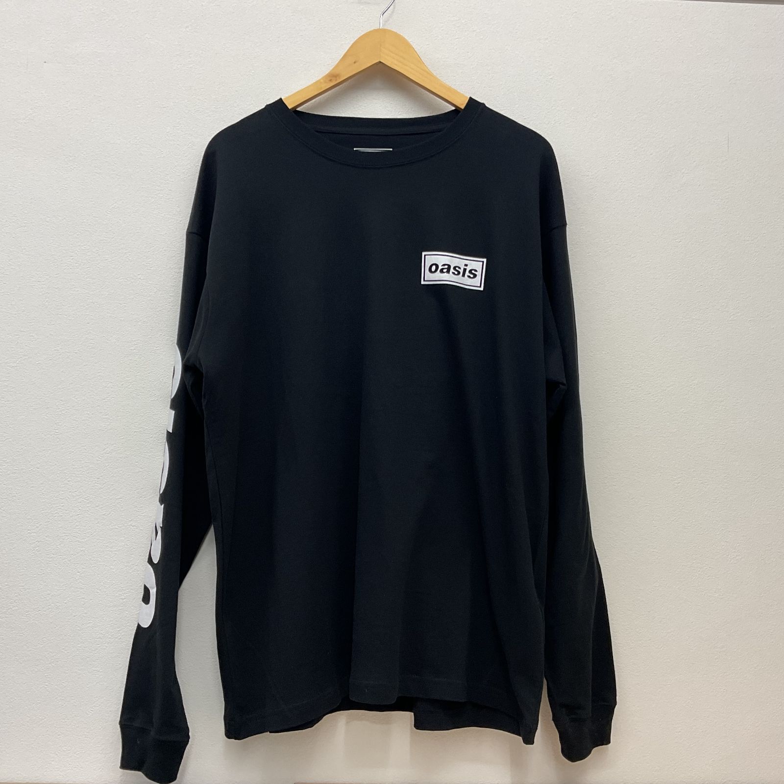 oasis 【オアシス】長袖Tシャツ ブラック Long Sleeve Live '25 XL