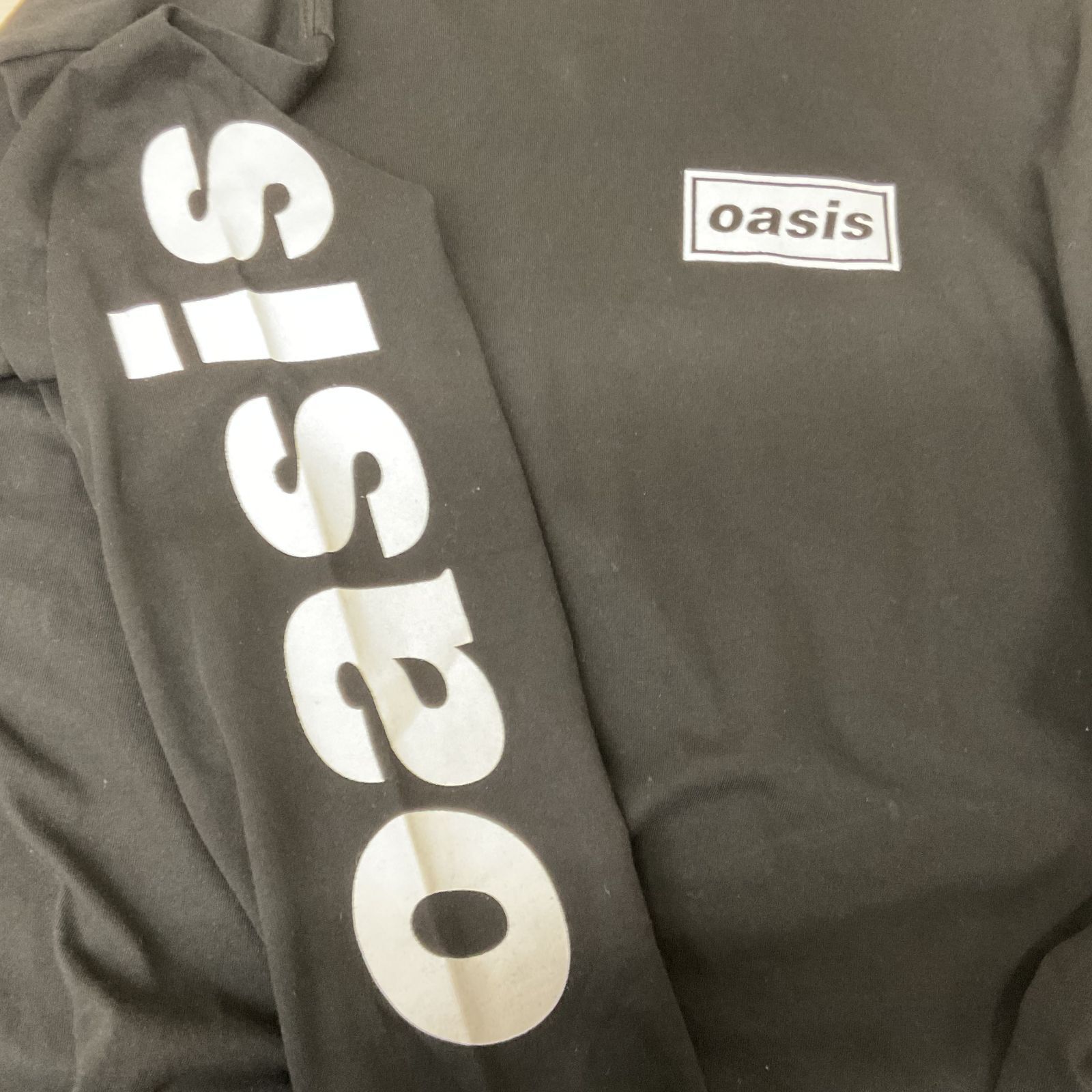 oasis 【オアシス】長袖Tシャツ ブラック Long Sleeve Live '25 XL