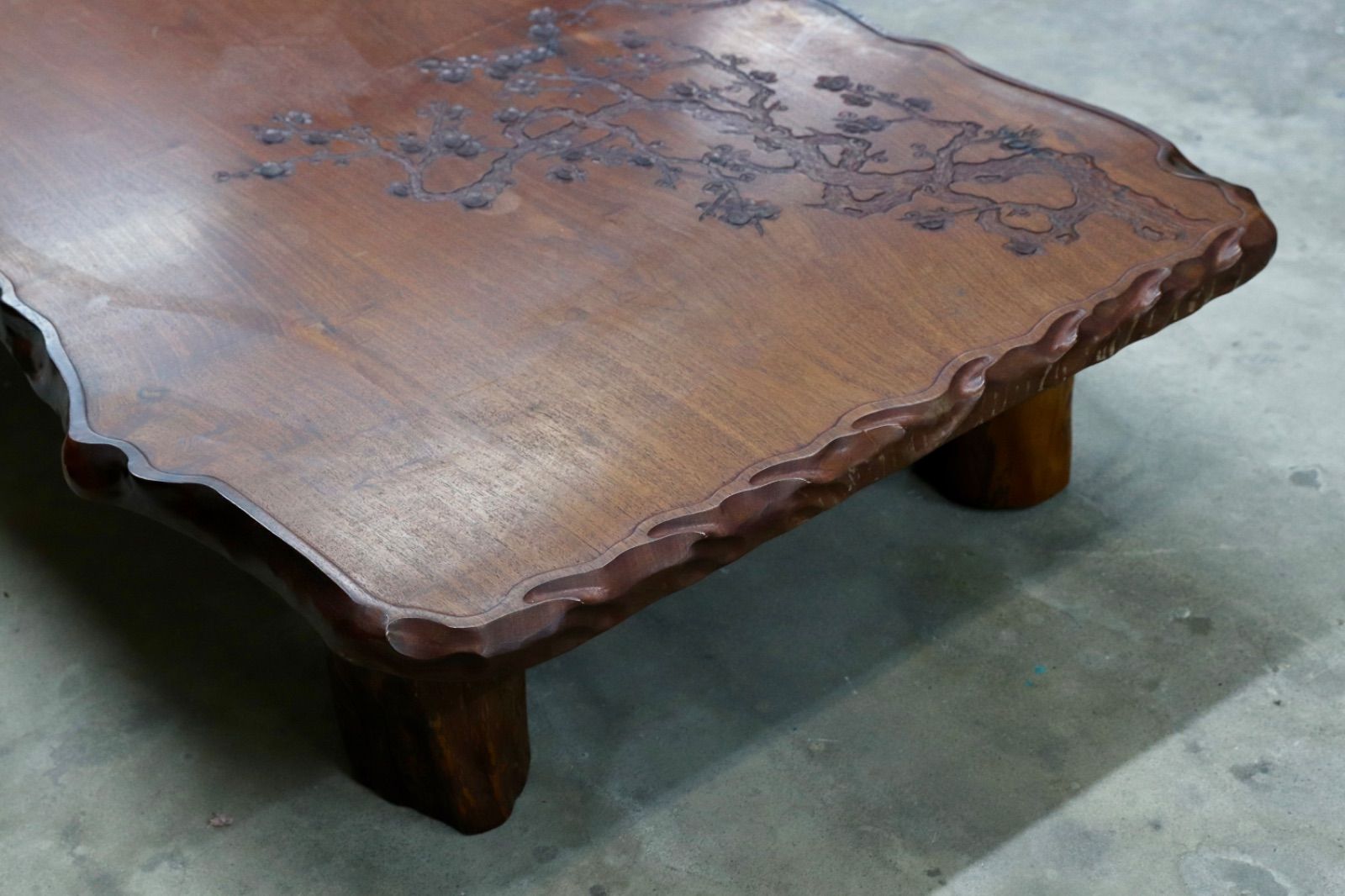 花梨 和室テーブル カリモク家具（KARIMOKU FURNITURE） 【開梱設置付】 BE4700 BE4700KG