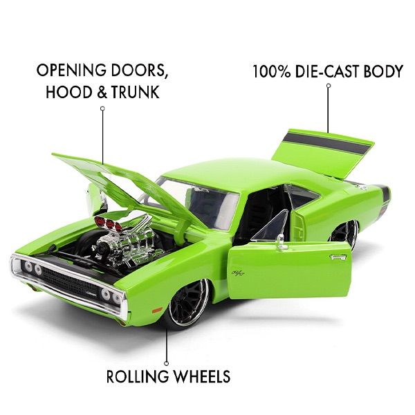 JADATOYS 1:24 BTM 1970 Dodge Charger R/T ミニカー - メルカリ