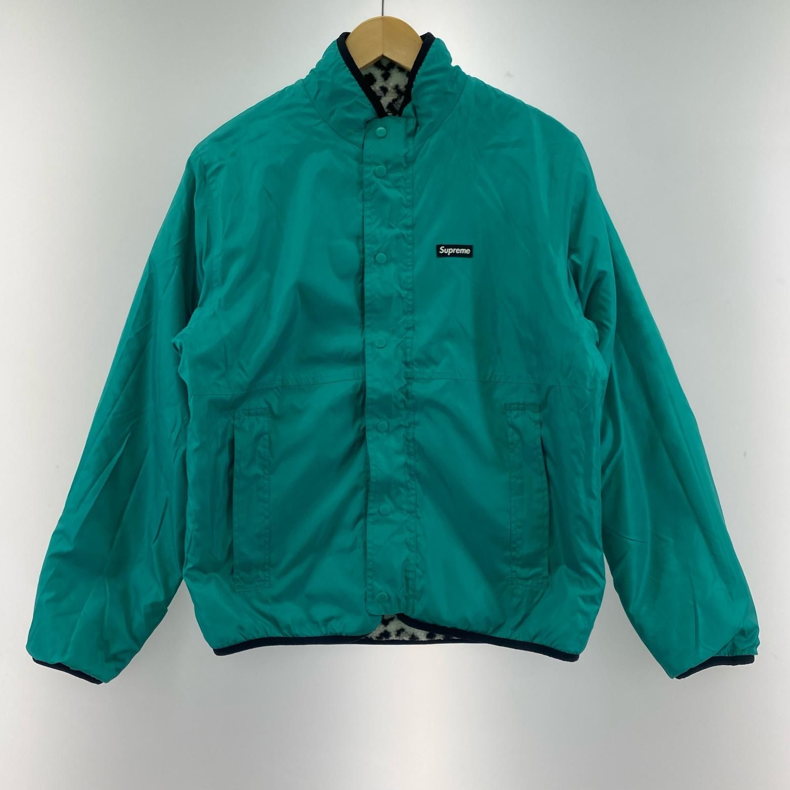 Supreme シュプリーム レオパードボア リバーシブルジャケット sizeS 