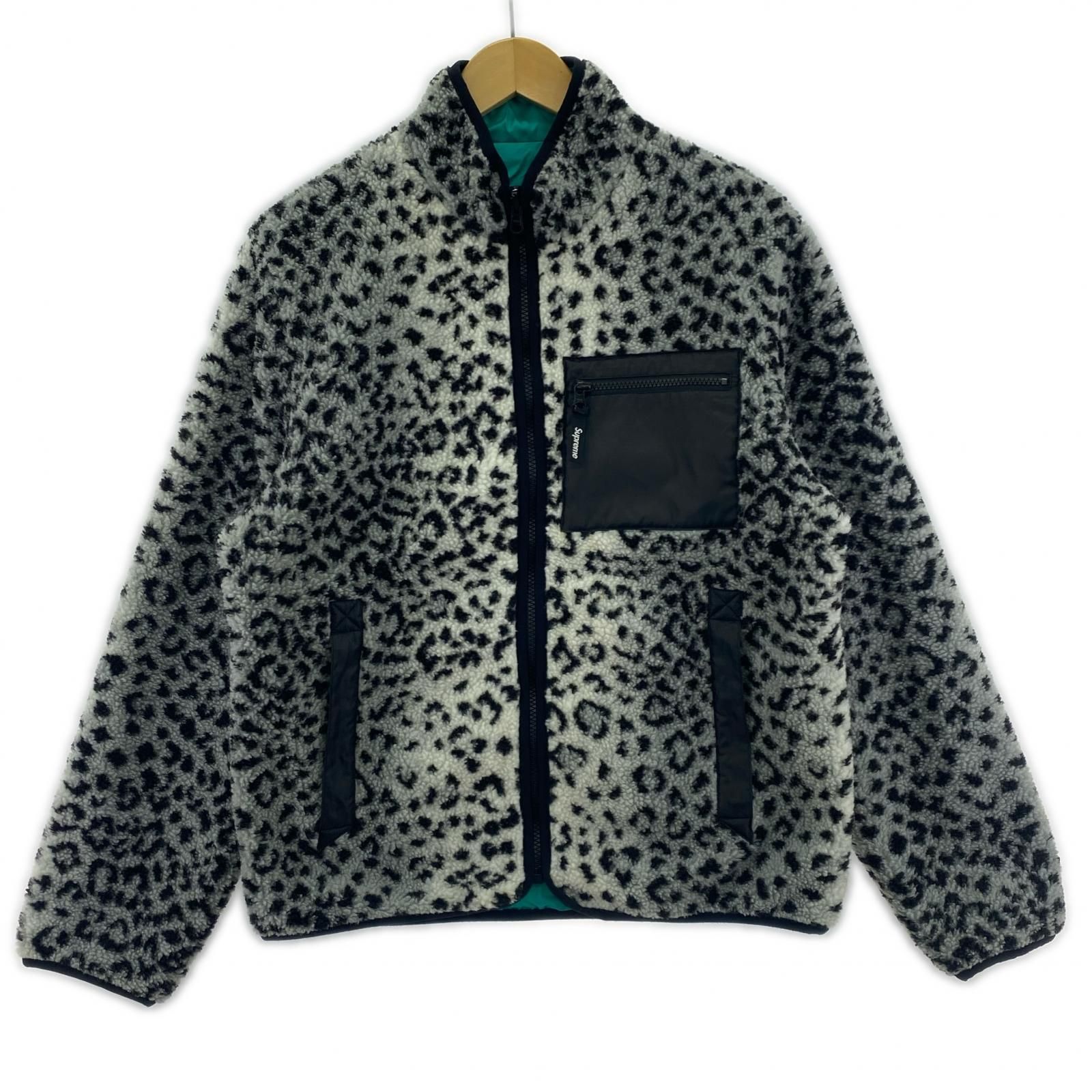 Supreme シュプリーム レオパードボア リバーシブルジャケット sizeS 