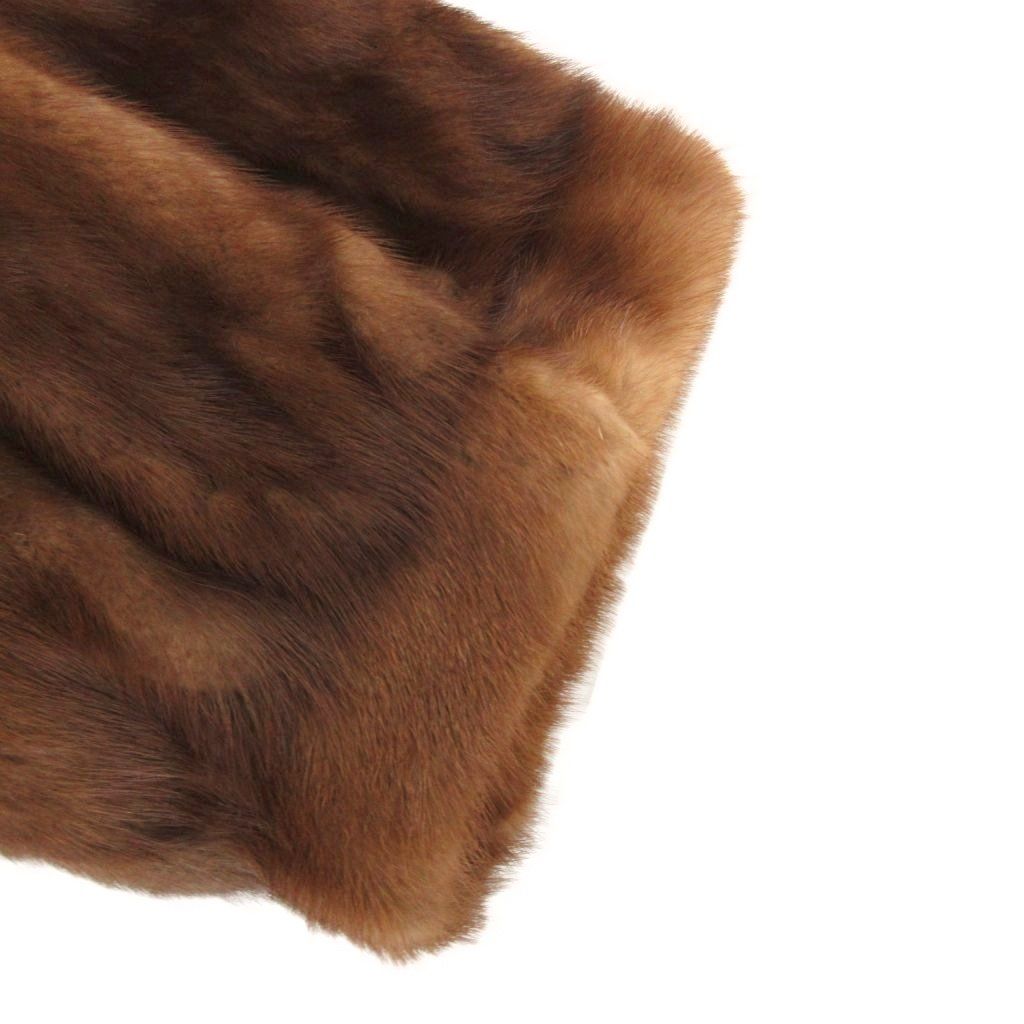 ミツコシ MITSUKOSHI Malvoisie ハーフ コート スタンドカラー ミンク