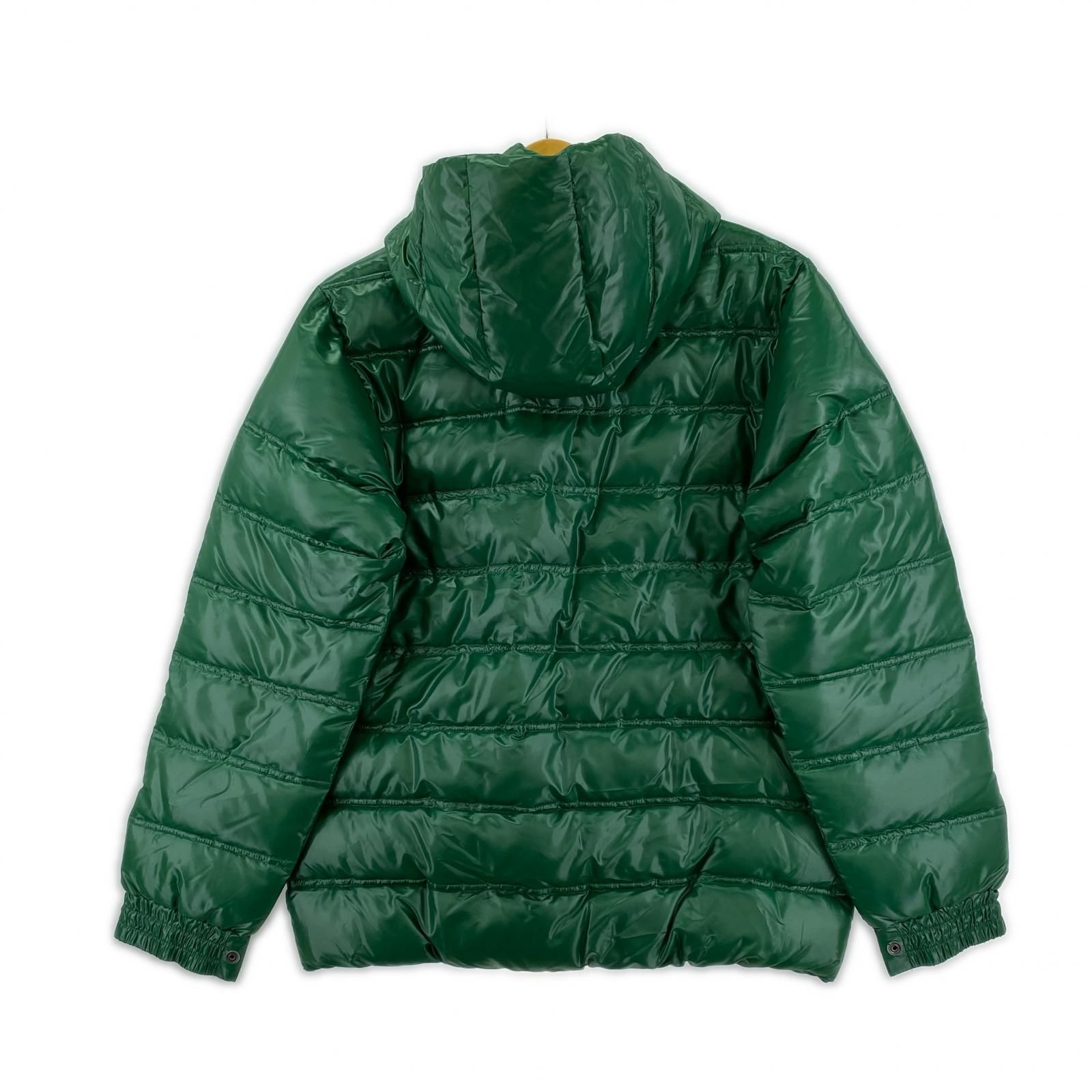 adidas アディダス 2wayフード付きダウンジャケット sizeL/グリーン 
