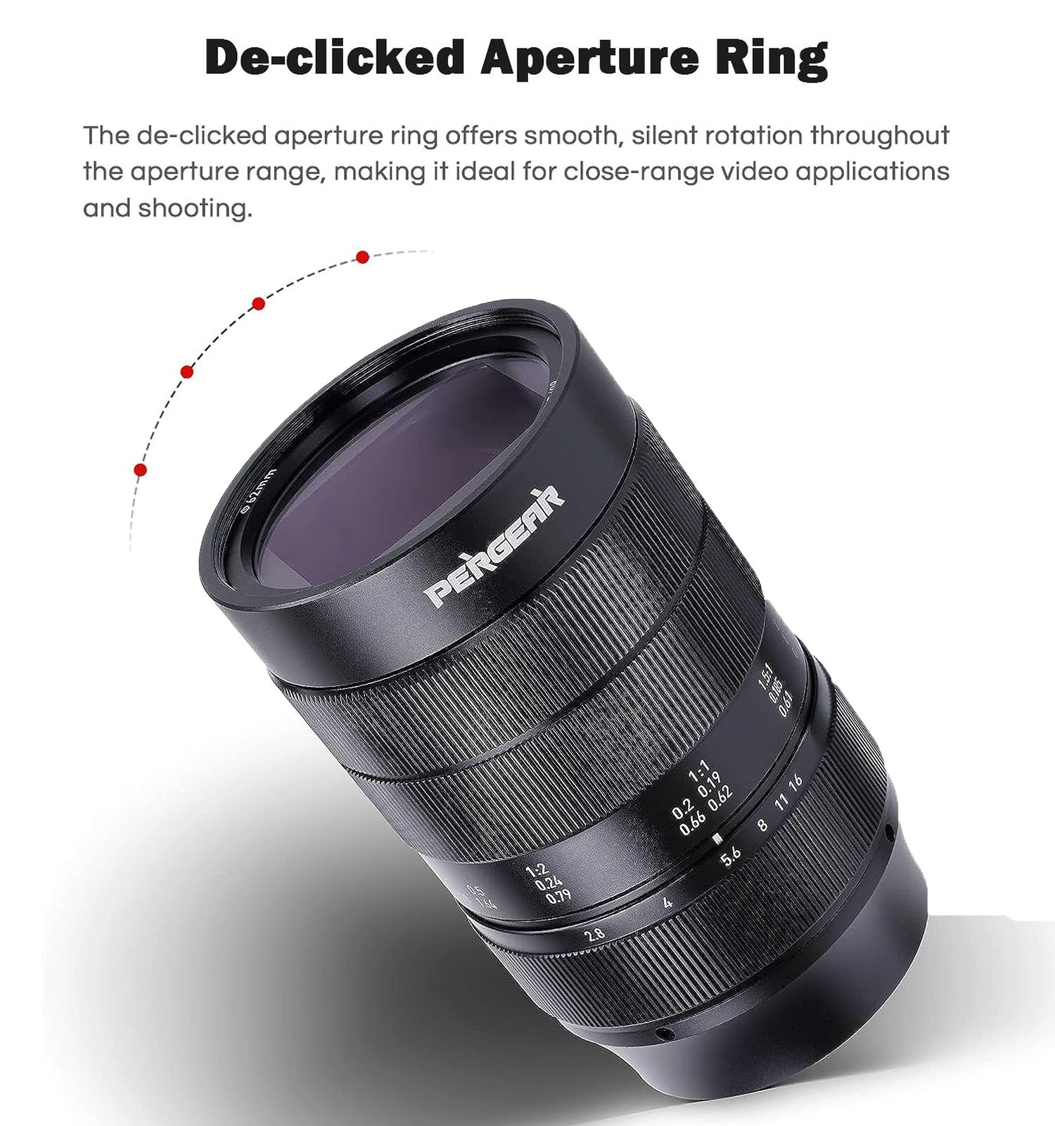 新品 PERGEAR 60mm F2.8 II マクロレンズ マニュアルフォーカス 2X倍率