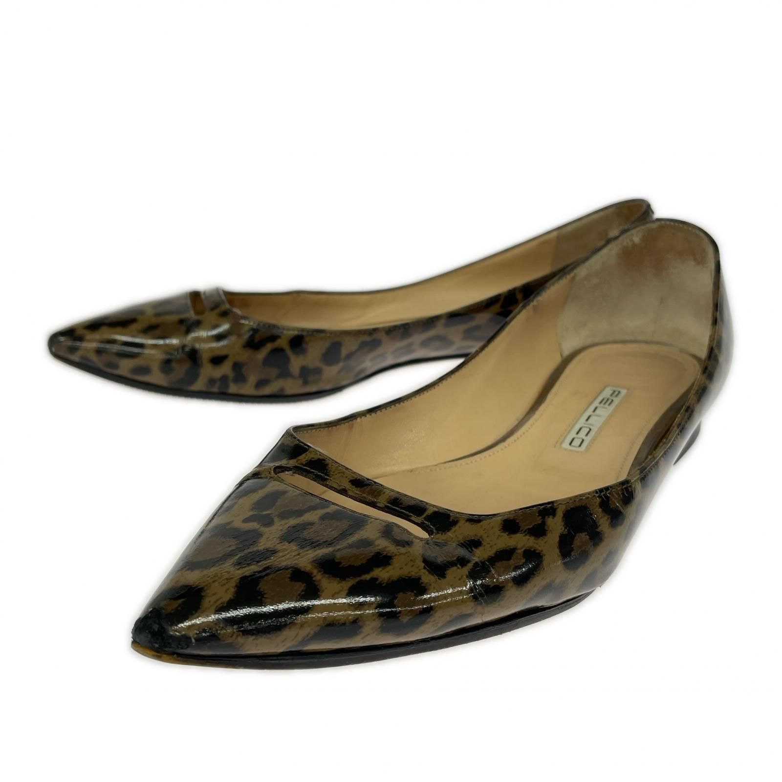 PELLICO ペリーコ レオパード フラットパンプス PELLICO ペリーコ レオパード フラットパンプス size38/ブラウン系