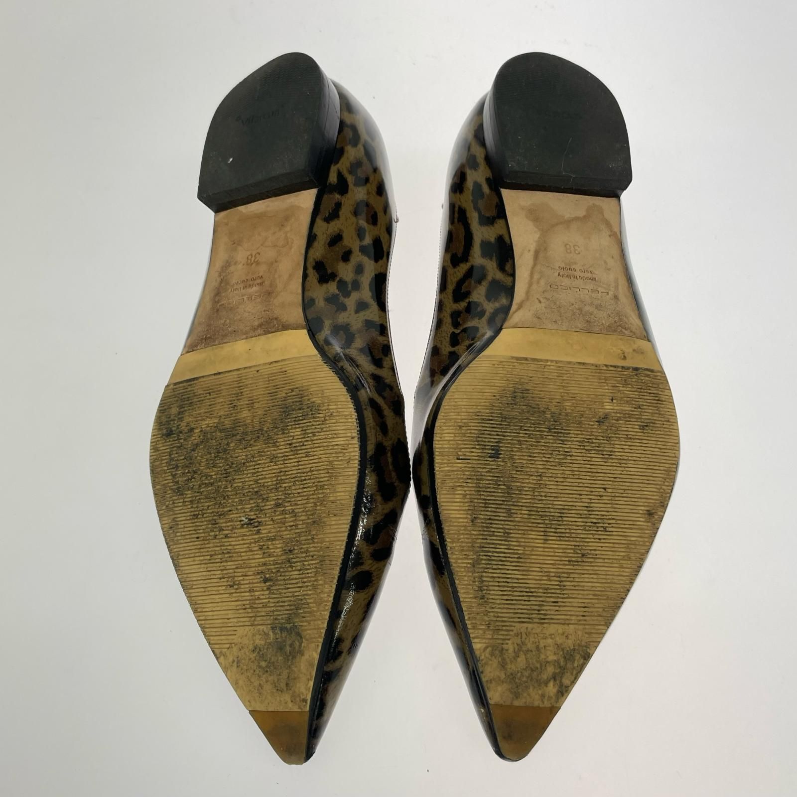 PELLICO ペリーコ レオパード フラットパンプス PELLICO ペリーコ レオパード フラットパンプス size38/ブラウン系