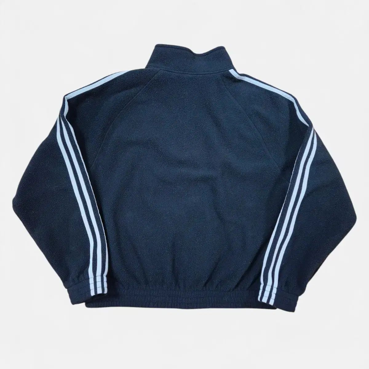 アディダス フリース アノラック ハーフジップ フリース ブラック XS