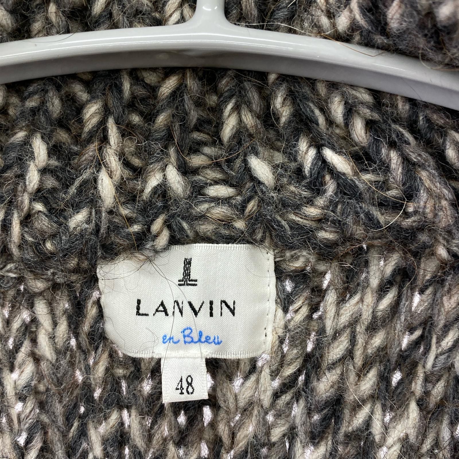 LANVIN en Bleu ランバンオンブルー ドロスト ロングカーディガン