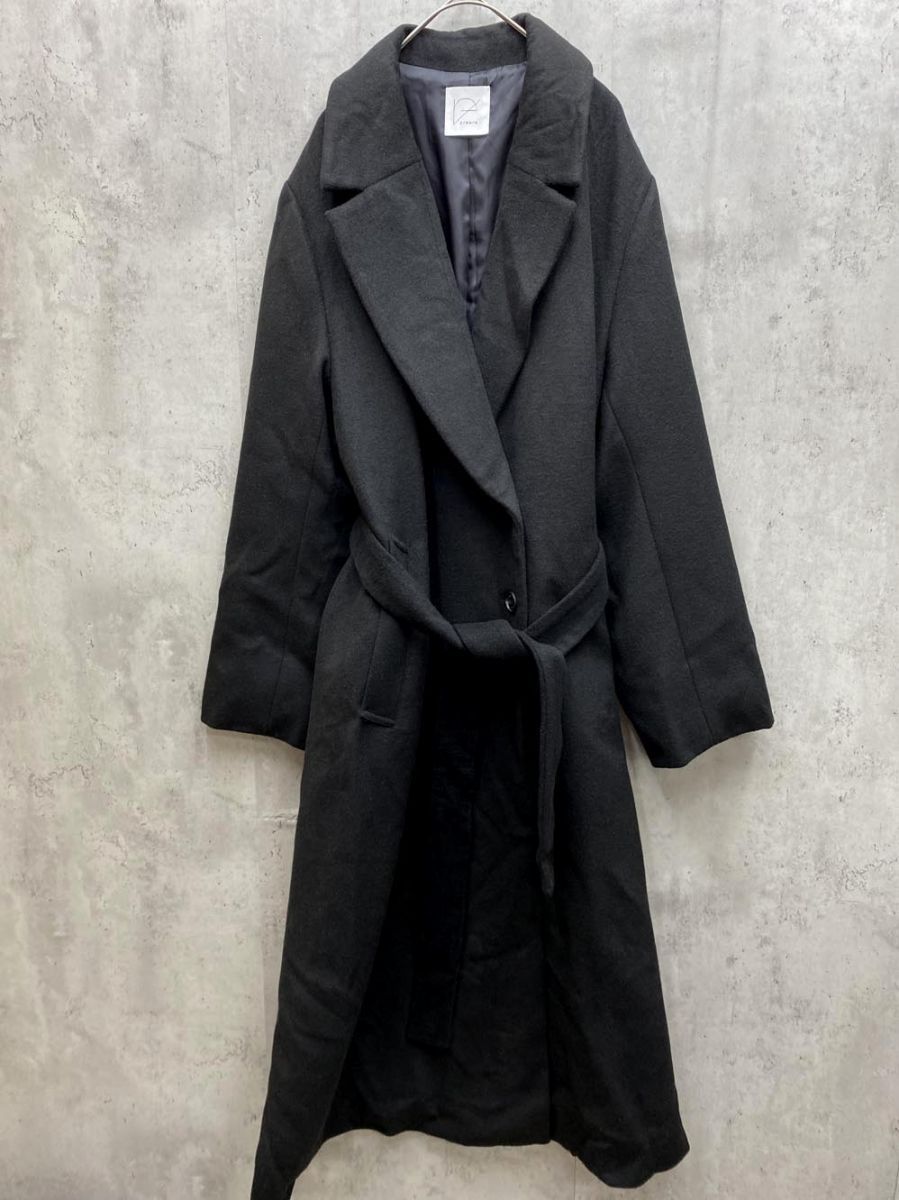 crewre クルーレ 完売品 アジャスタブルウールロングコート size3