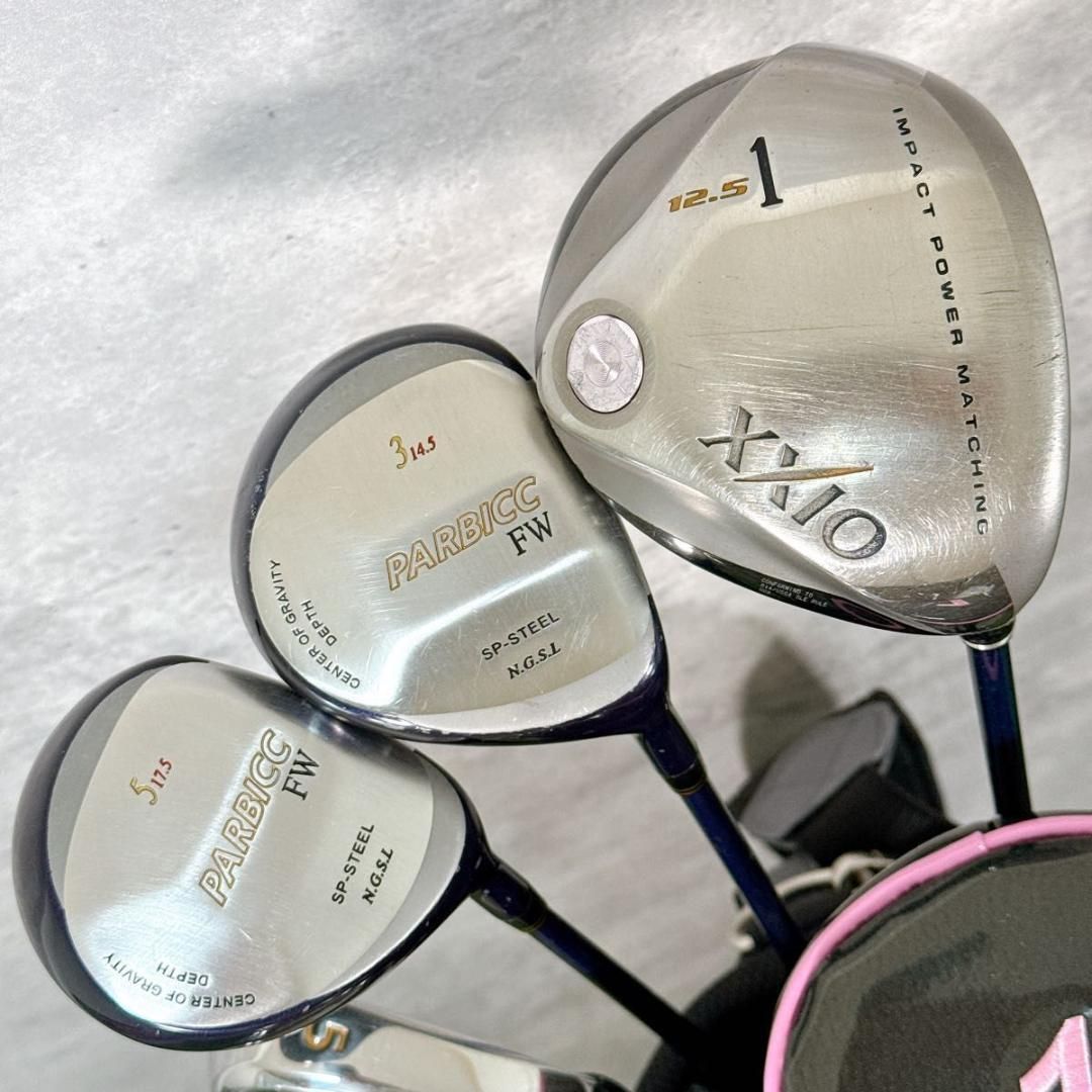 ゴルフクラブセット レディース ゼクシオ フルセット 新品CB付き 【K296】 ゴルフクラブセット レディース ゼクシオ フルセット 新品CB付き