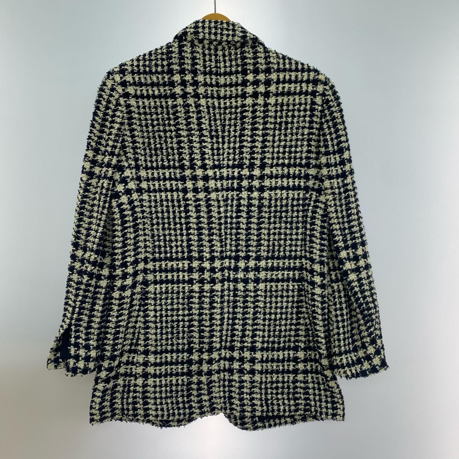 ITALIYA 伊太利屋 チェック ツイードテーラードジャケット size9