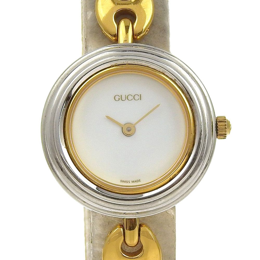 GUCCI】グッチ チェンジベゼル 11/12.2 ステンレススチール クオーツ