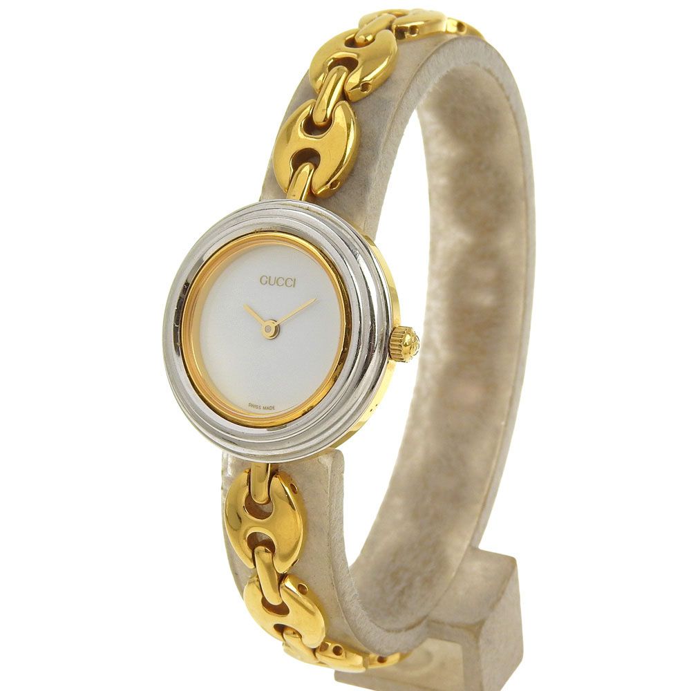 GUCCI】グッチ チェンジベゼル 11/12.2 ステンレススチール クオーツ