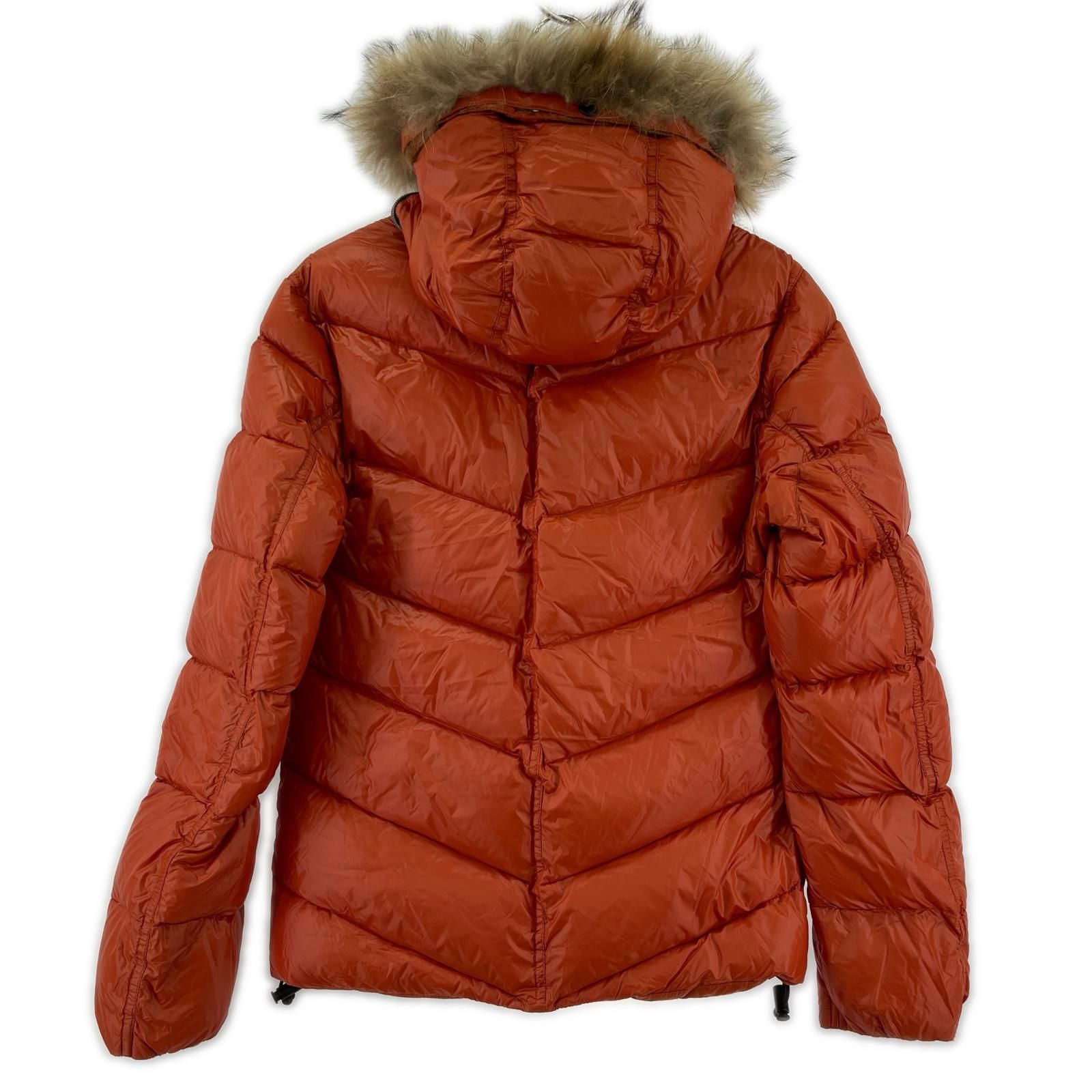 NICOLE CLUB フード付きオレンジダウンジャケット NICOLE CLUB フード付きオレンジダウンジャケット - メルカリ