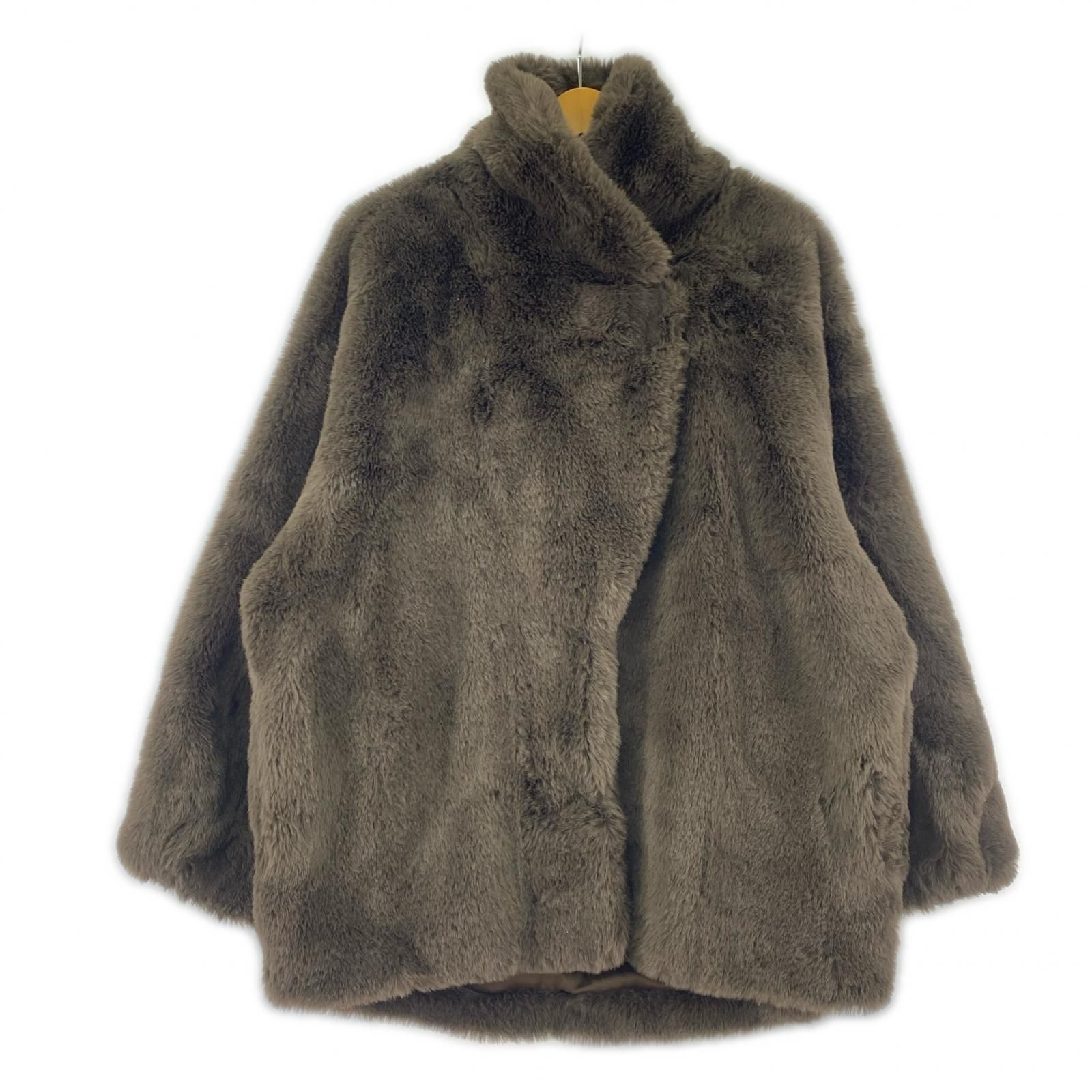 THINK FUR シンクファー フェイクファー ショートコート sizeF