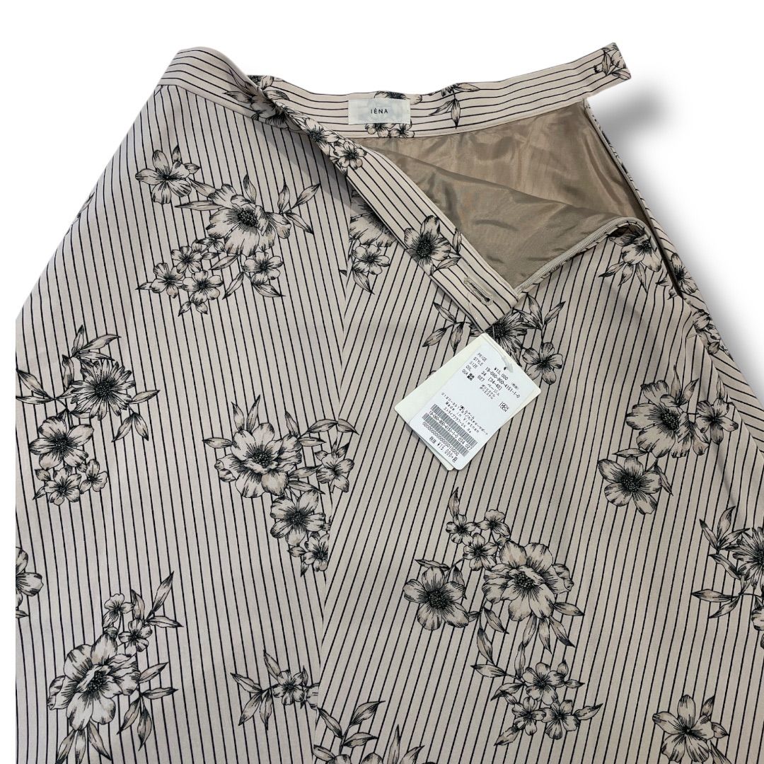 ストーブイエナ　ロングスカート　新品未使用　タグ付き BLACK フラワースカート（ロング・マキシ丈スカート）｜IENA（イエナ