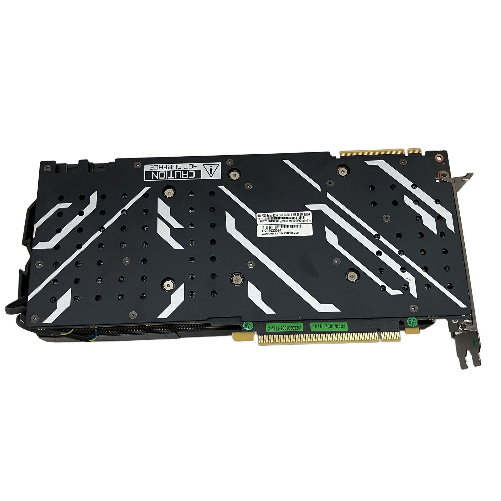 GALAKURO GEFORCE RTX グラフィックボード　ジャンク GALAKURO GAMING RTX2070Super EX-1 Click OC PCI-E 8GB GDDR6 258Bit
