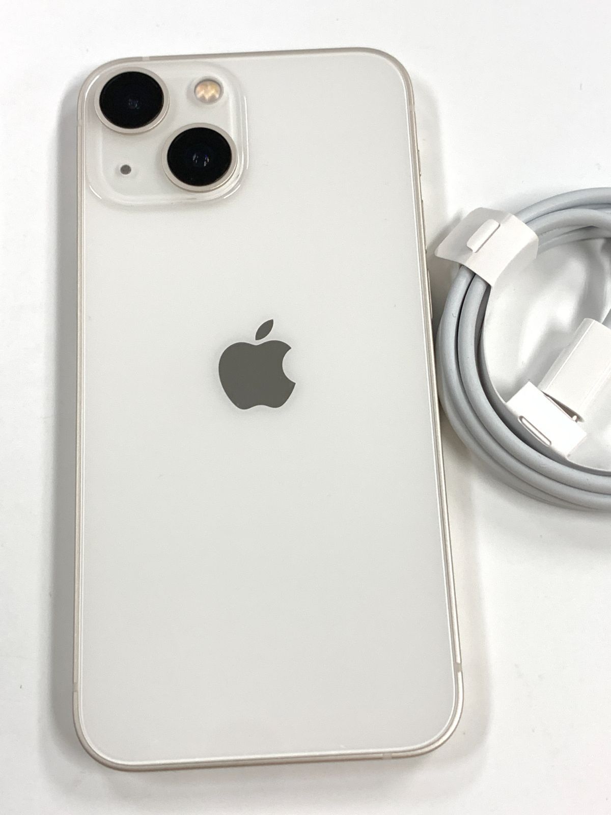 新品同様 電池100％ SIMフリー iPhone13 mini 128GB スターライト