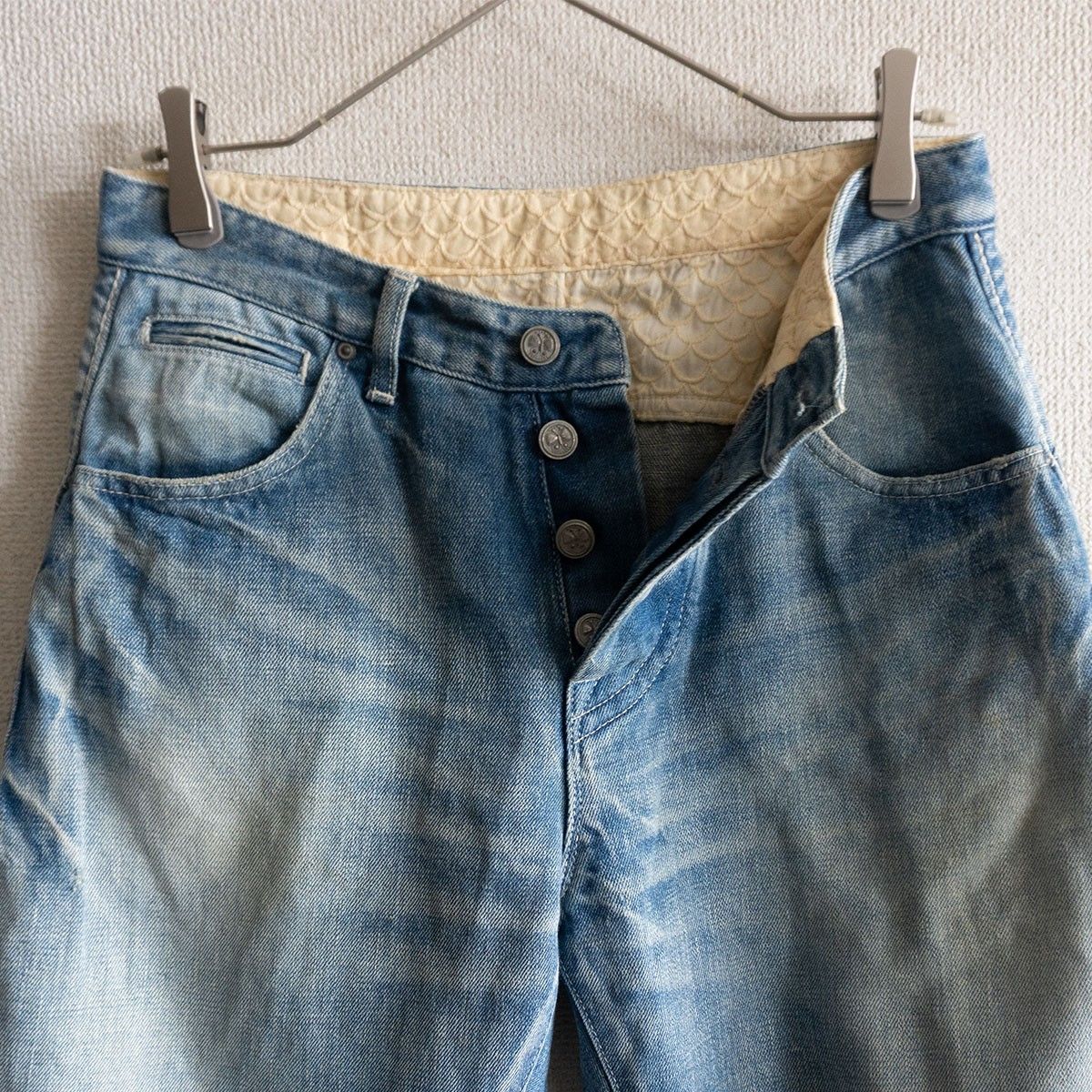 美品】mina perhonen【always ロールアップデニムパンツ】36 ミナ  