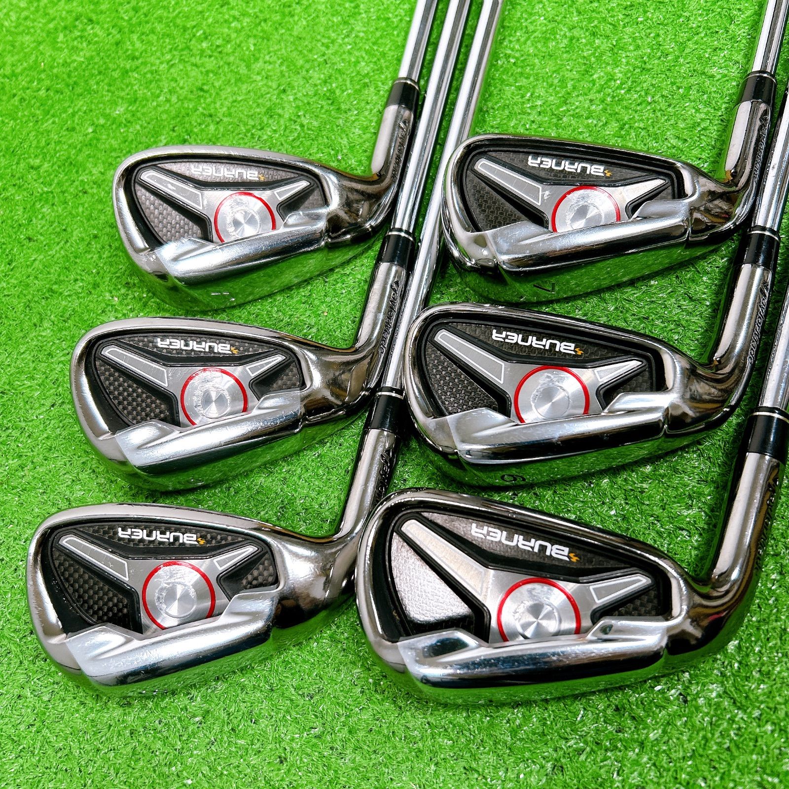 左利き レフティ】テーラーメイド バーナー アイアンセット 6本 S