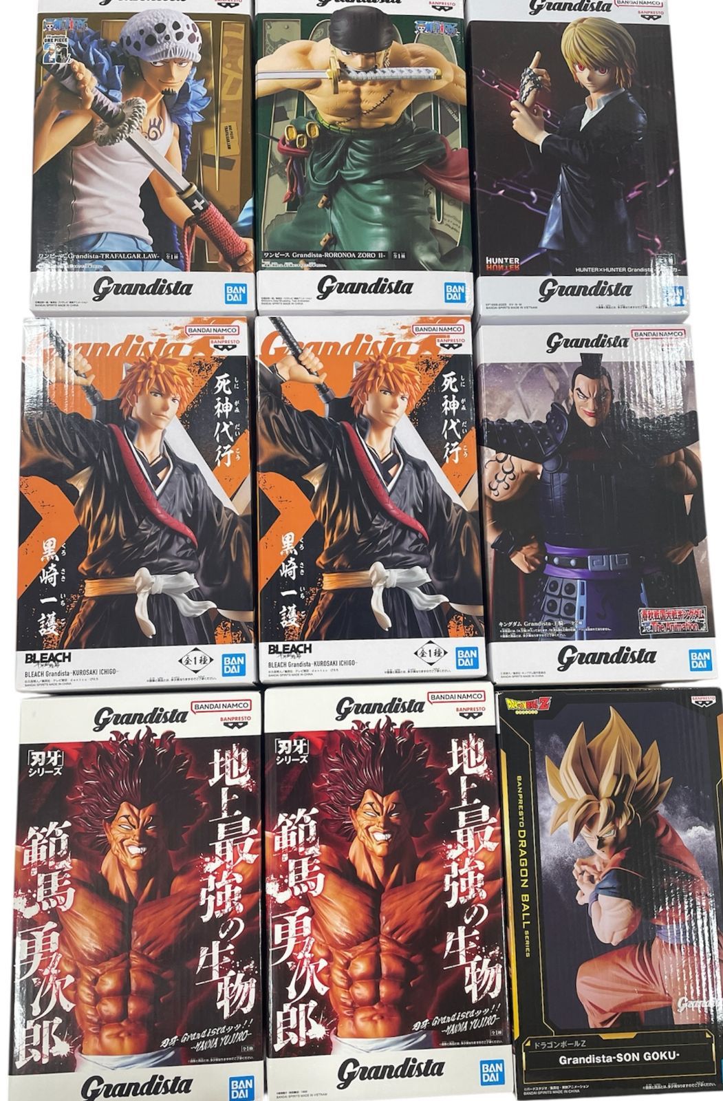 管理番号-P】Grandist ワンピース 刃牙 ブリーチ ドラゴンボール