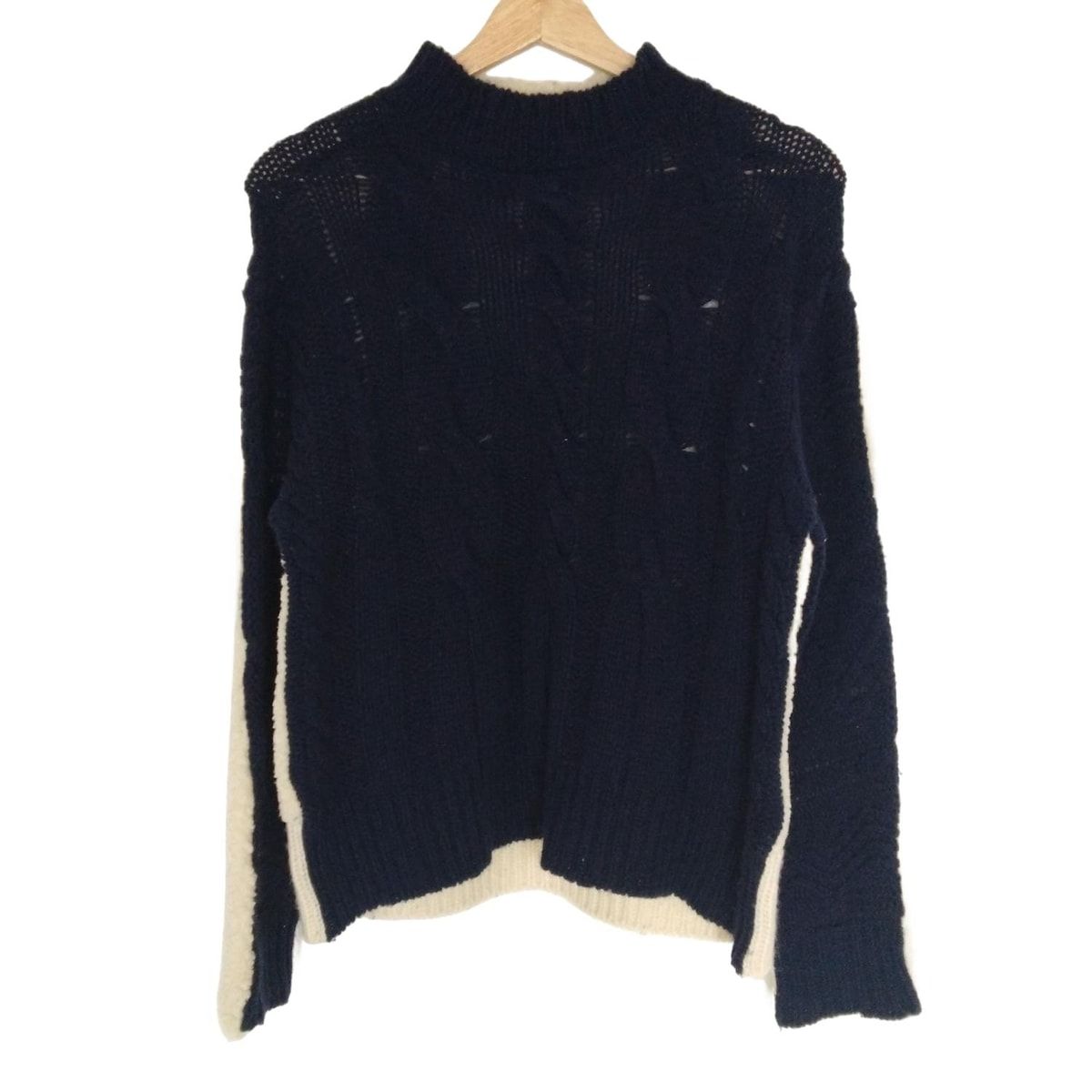 AKIRA NAKA AKIRA アキラナカニット モへヤ混ニット ネイビー 紺 AKIRA NAKA AKIRA アキラナカニット モへヤ混ニット ネイビー 紺