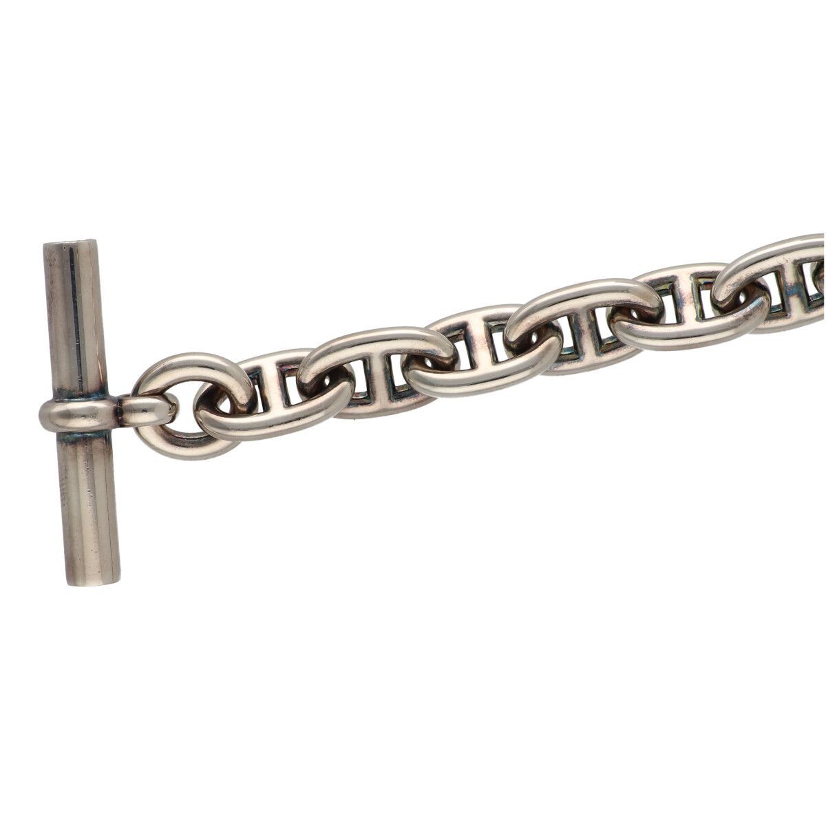 中古】 HERMES エルメス シェーヌダンクル ブレスレット MM 14リンク 