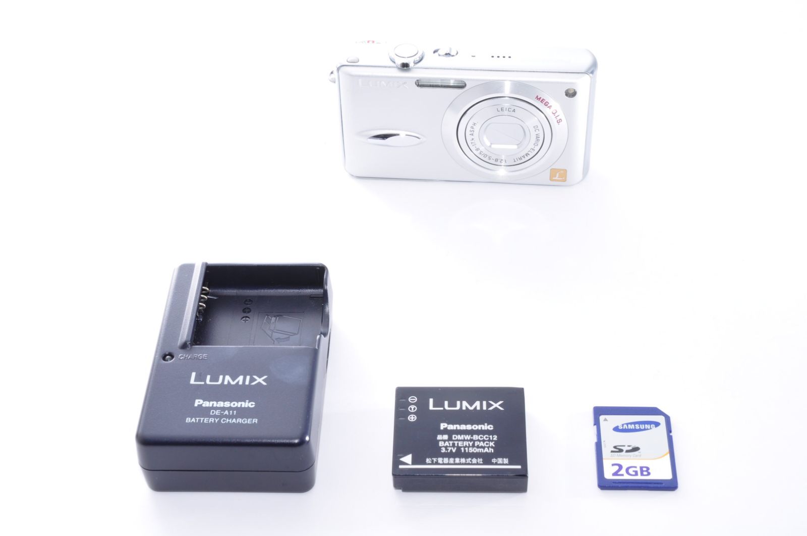 Panasonic LUMIX DMC-FX8 DIGITAL Camera シルバー デジカメ デジタル
