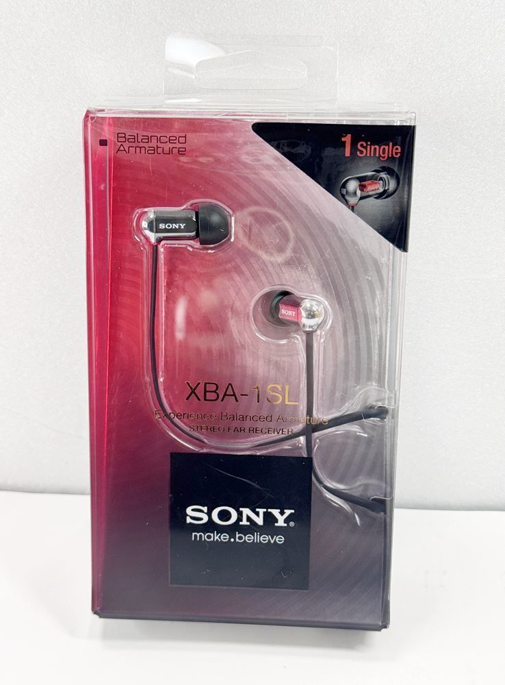 HY】【新品】SONY XBA-1SL 密閉型インナーイヤーレシーバー 有線カナル