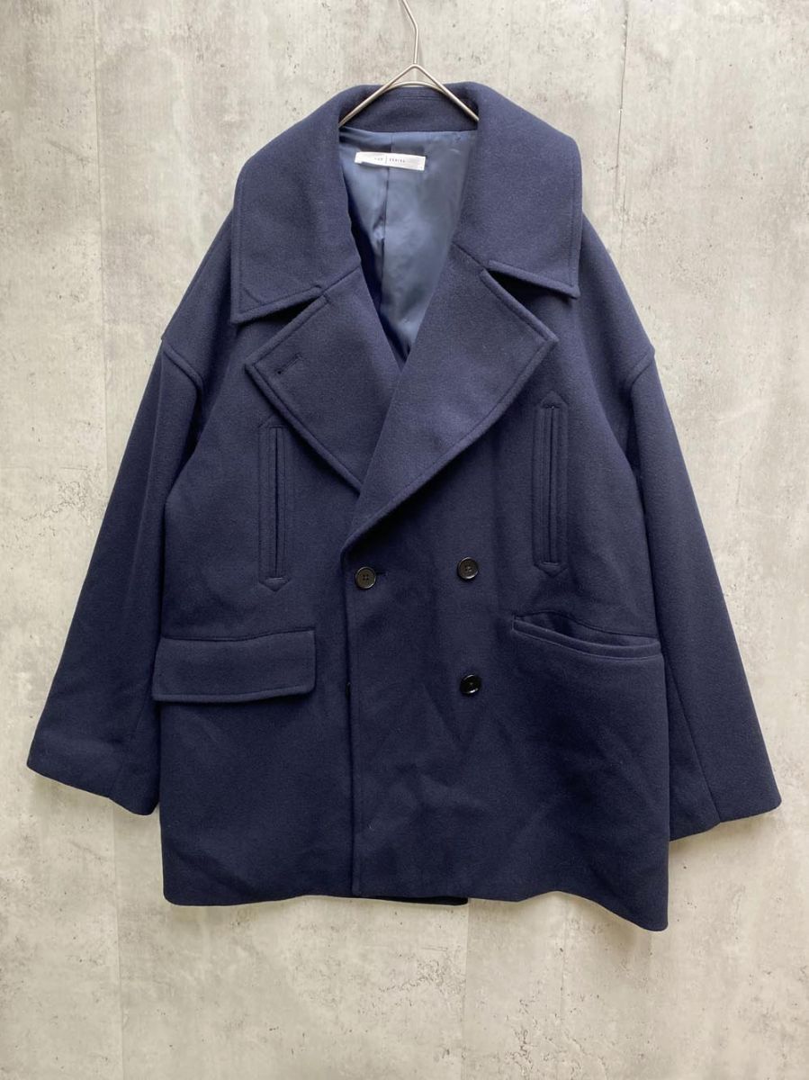 FOR I SERIES フォーアイシリーズ ピー コート sizeF/ネイビー