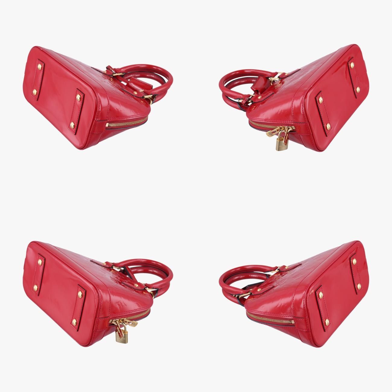 ルイヴィトンLouis VuittonアルマBB ポムダムール ヴェルニ M91606