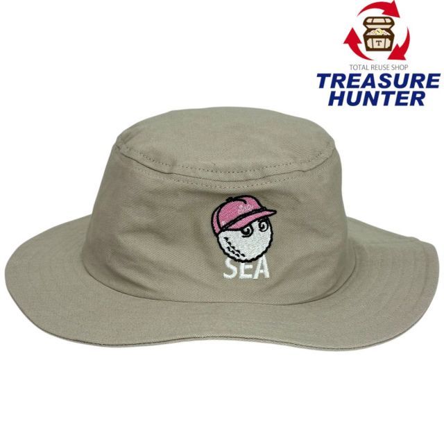 WIND AND SEA×MALBON ロゴ刺繍バケットハット WDS-MALBON-05 サイズF
