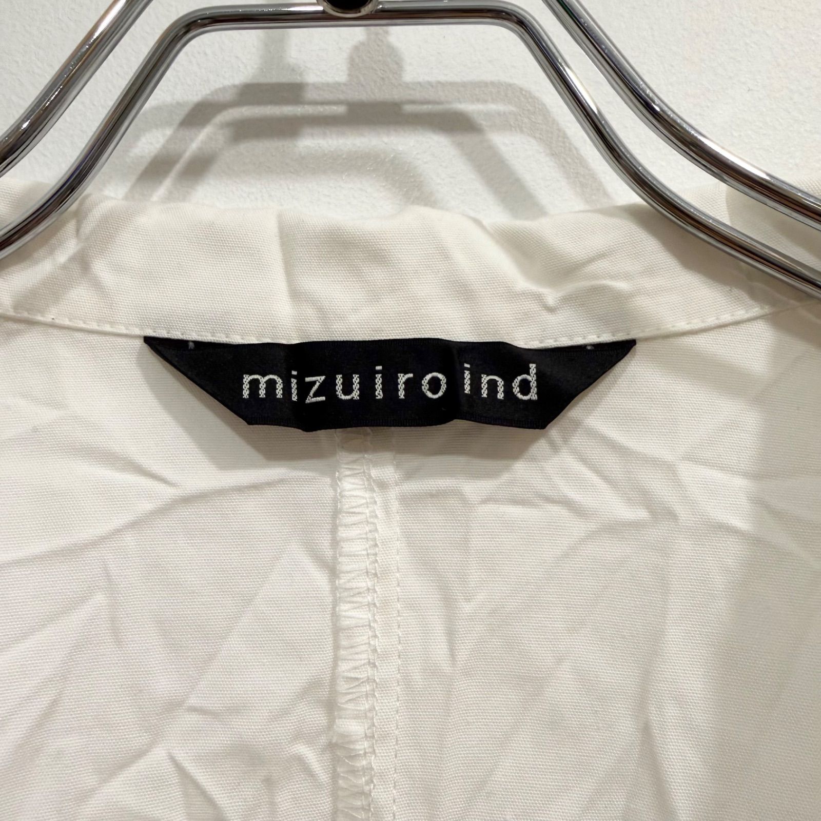 mozuiroind ミズイロインド シワ加工 ワッシャー テーラードジャケット