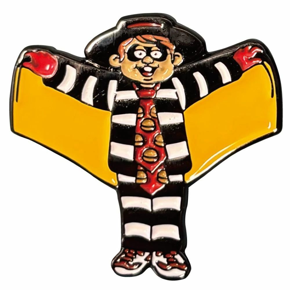 マクドナルド ハンバーグラー ピンバッジ マクドナルド ハンバーグラー